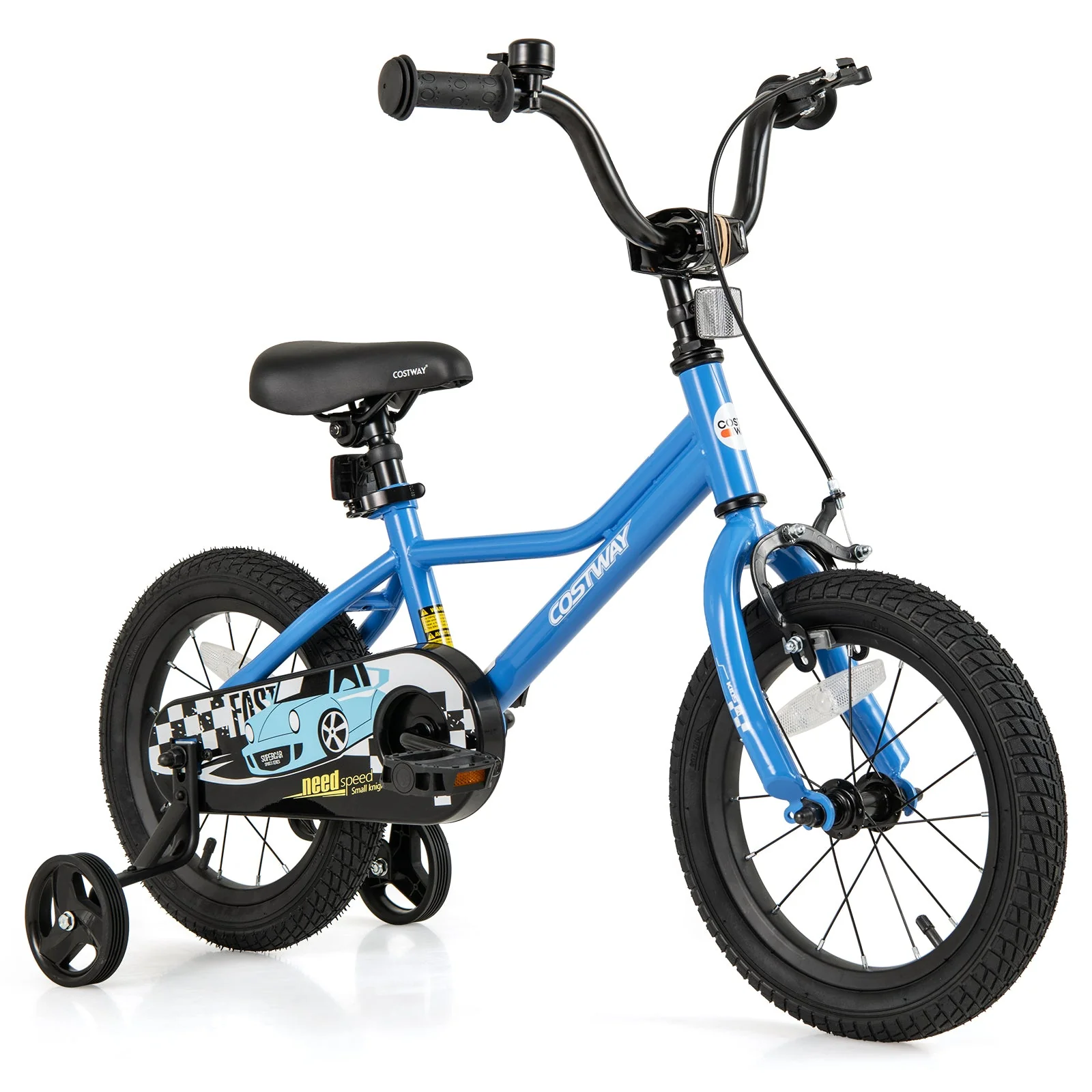 14 Inch Kids Bike with Removable Training Wheels for Aged 3-5 Years Old - Image 3