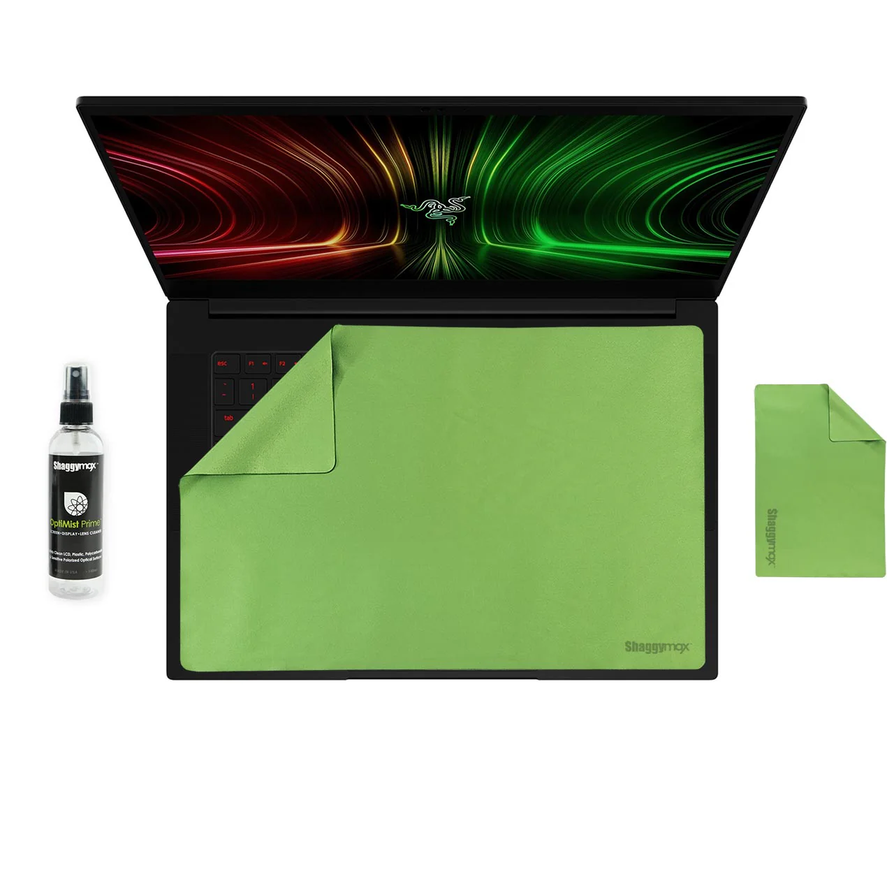 14" Laptop Screen Protector Keyboard Cover Microfiber & Cleaning Kit UnderWare Pac - Image 2