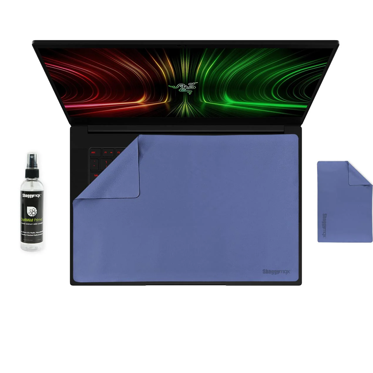 14" Laptop Screen Protector Keyboard Cover Microfiber & Cleaning Kit UnderWare Pac - Image 3