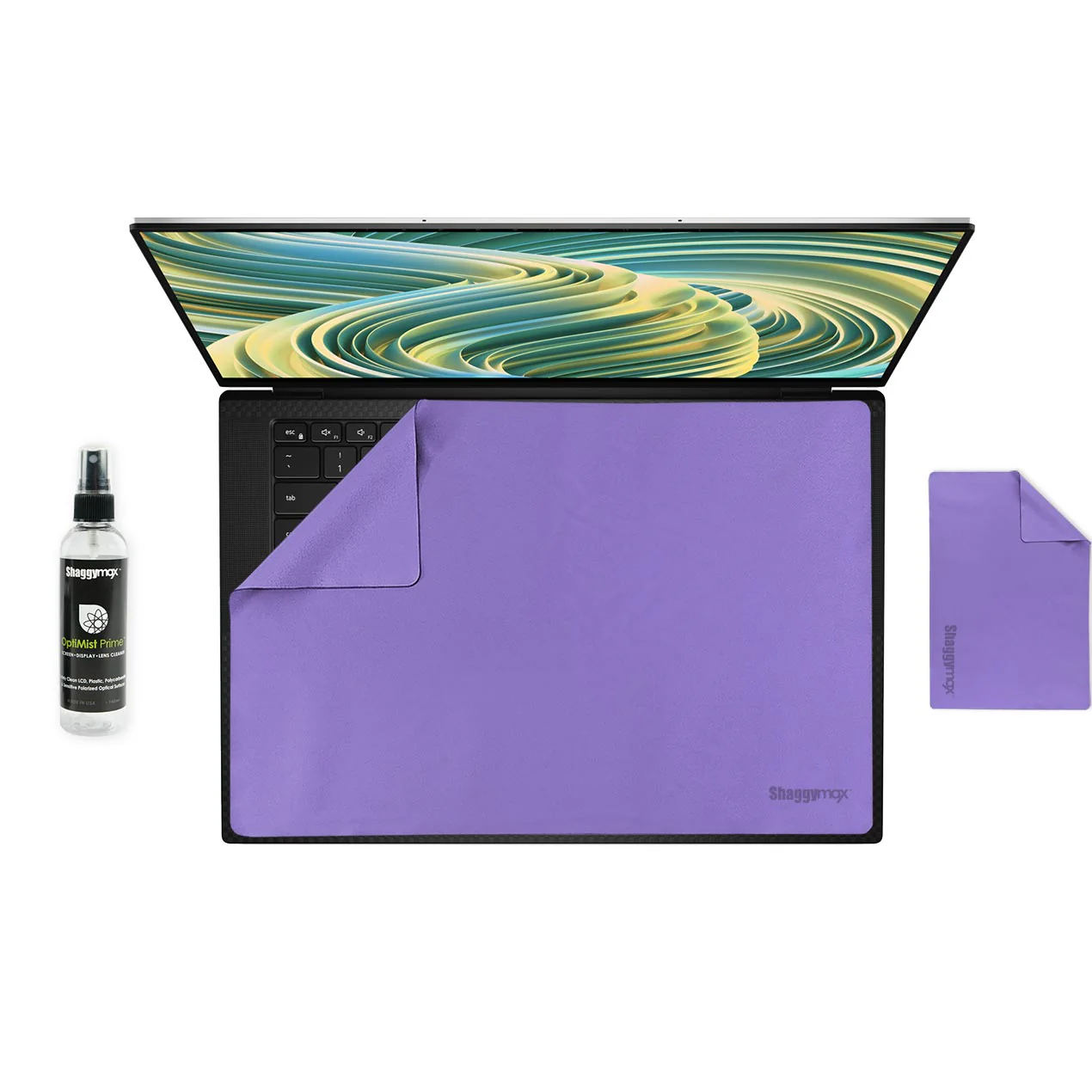15.6" Laptop Screen Protector Keyboard Cover Cleaner Kit UnderWare Pac - Image 2