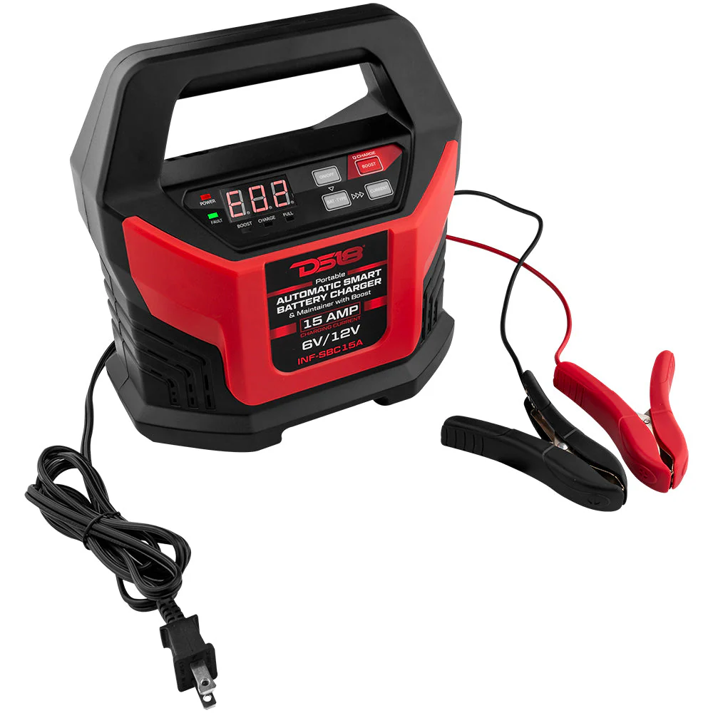 15 AMP Automatic Smart Lithium and AGM Battery Charger, Maintainer and Jump Booster - Image 2