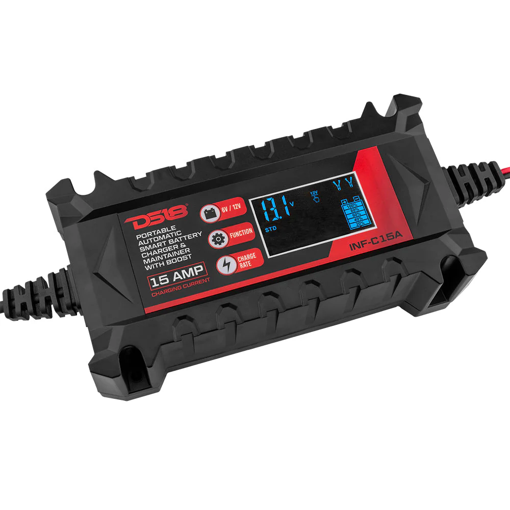 15 AMP Automatic Smart Lithium and AGM Car Battery Charger & Maintainer - Image 4