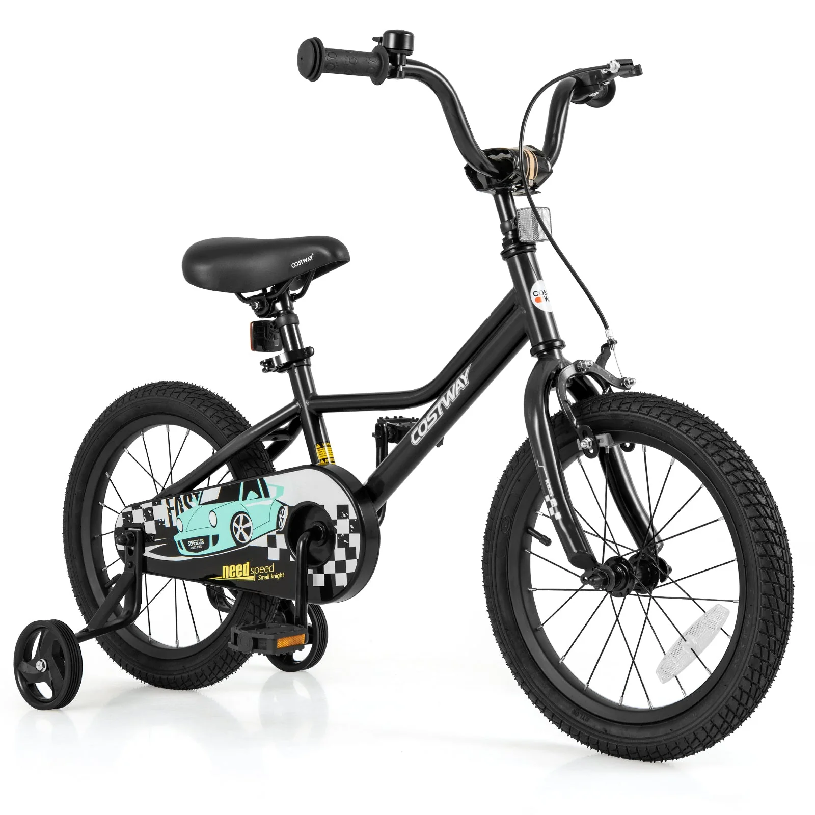 16 Inch Kids Bike Adjustable for 4-7 Years Old with Low-Step Frame - Image 3