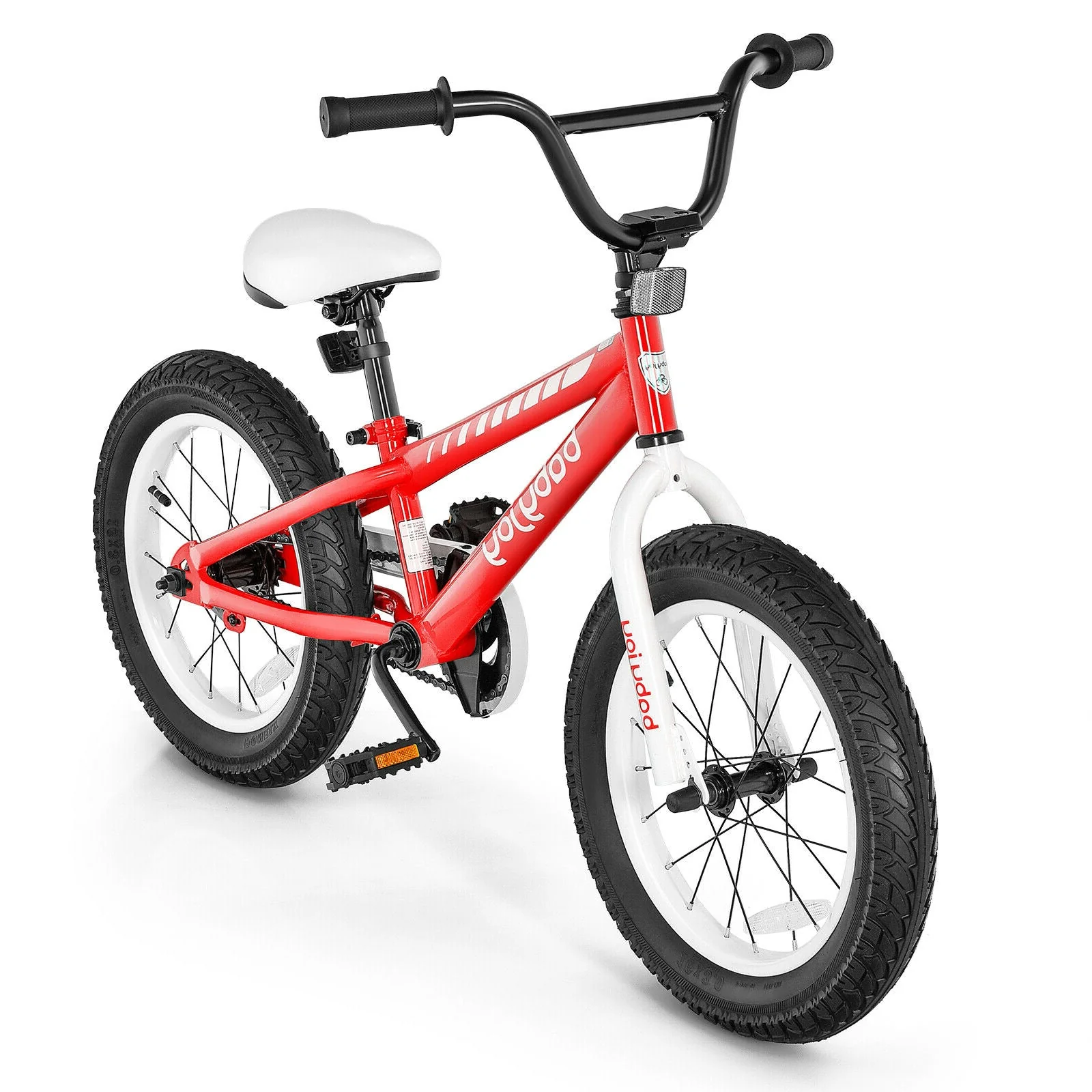 16 Inch Kids Bike Bicycle with Training Wheels for 5-8 Years Old Kids-Red - Image 3