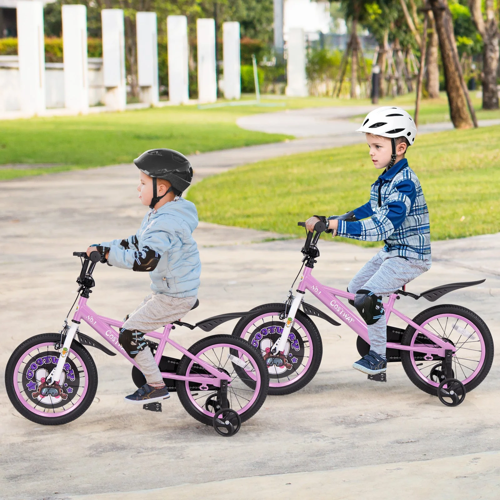 16 Inch Kids Bike for 4-8 Years Old Sport Bicycle with Adjustable Handlebar and Saddle-16 inches - Image 2