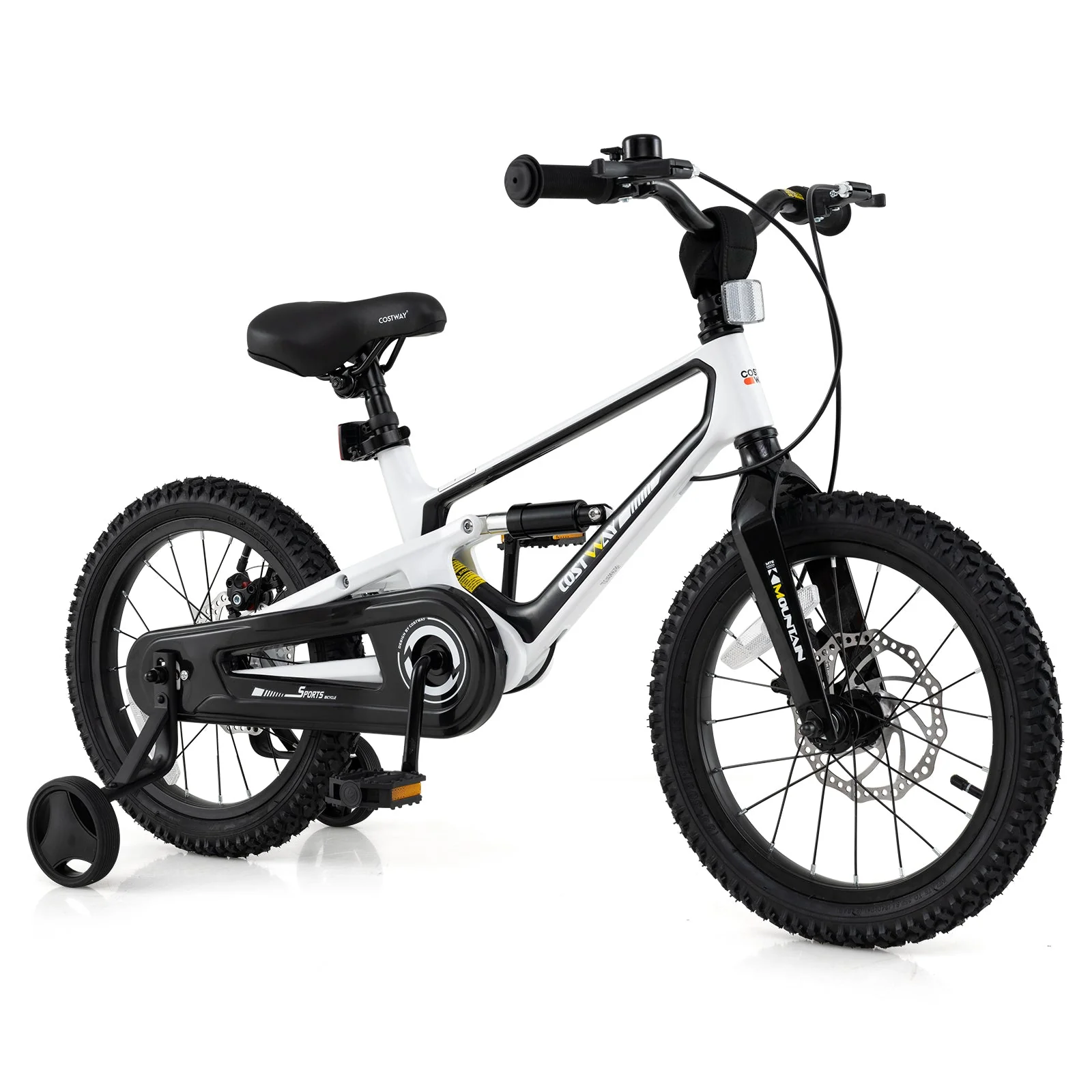 16 Inch Kids Bike Magnesium Alloy Bicycle Adjustable for Aged 4 to 7-16 inches - Image 2