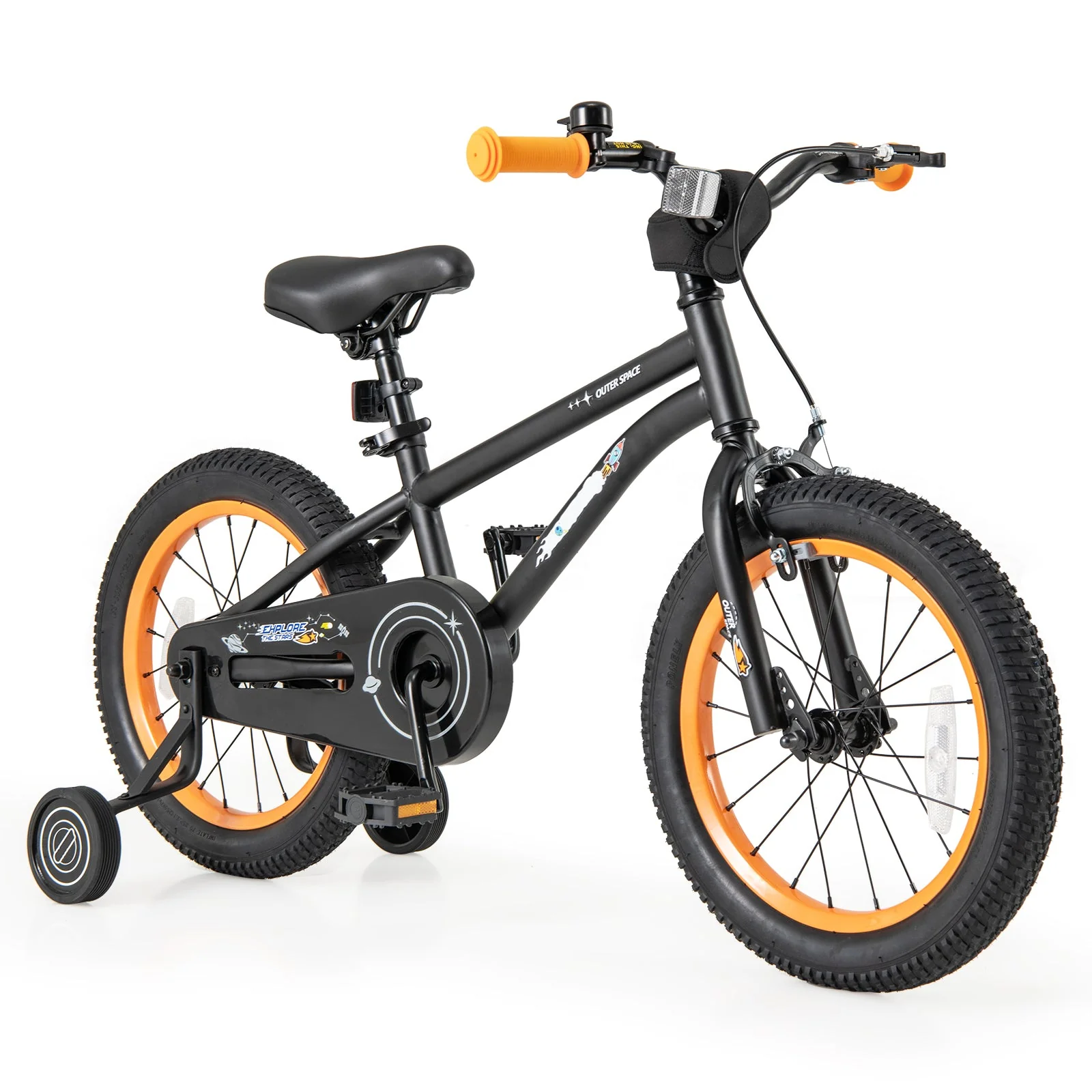 16-Inch Kids Bike Sport Bicycle for 4-7 Years Old with Adjustable Seat and Reflectors-16 inches - Image 3