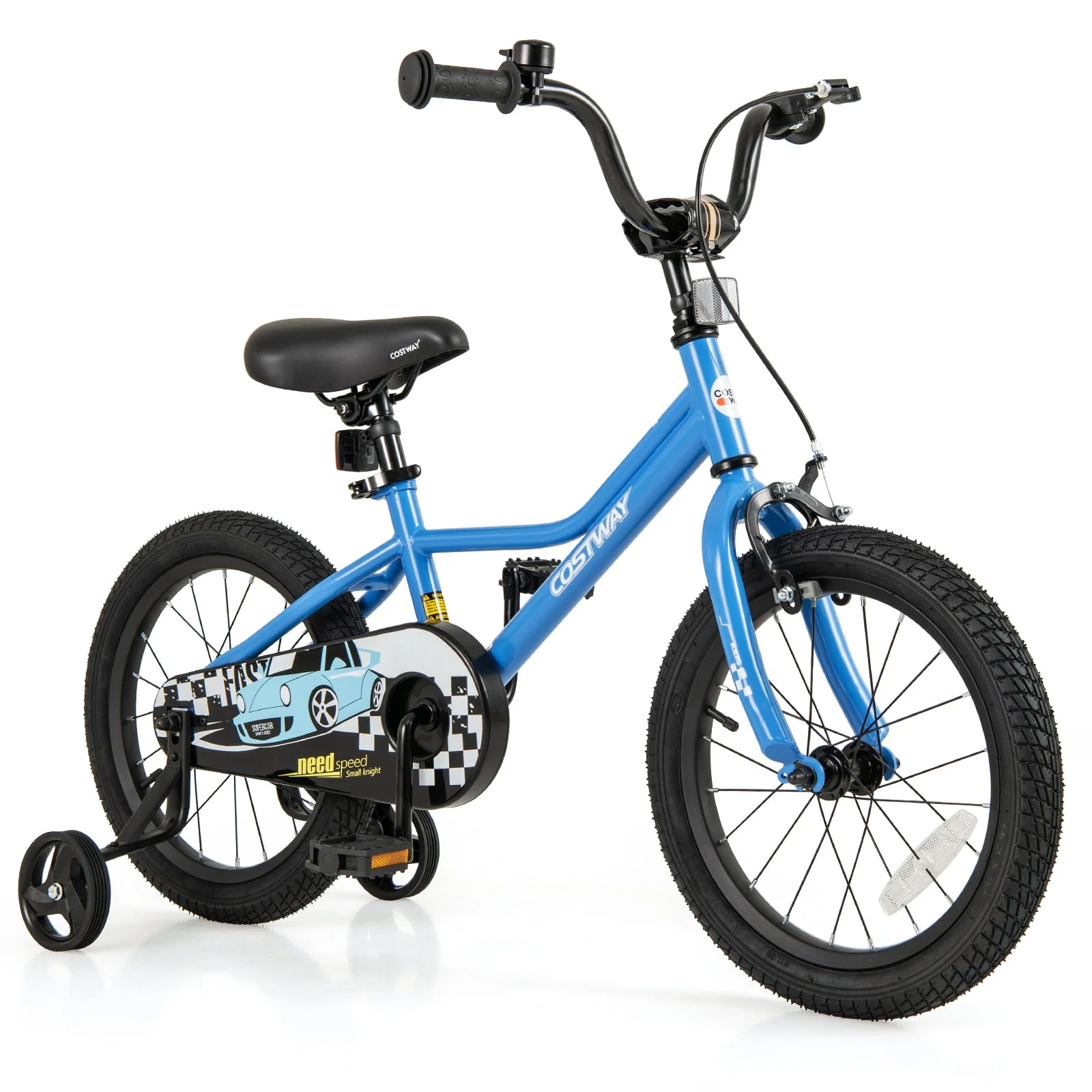 16 Inch Kids Bike with Removable Training Wheels for Aged 4-7 Years Old - Image 3