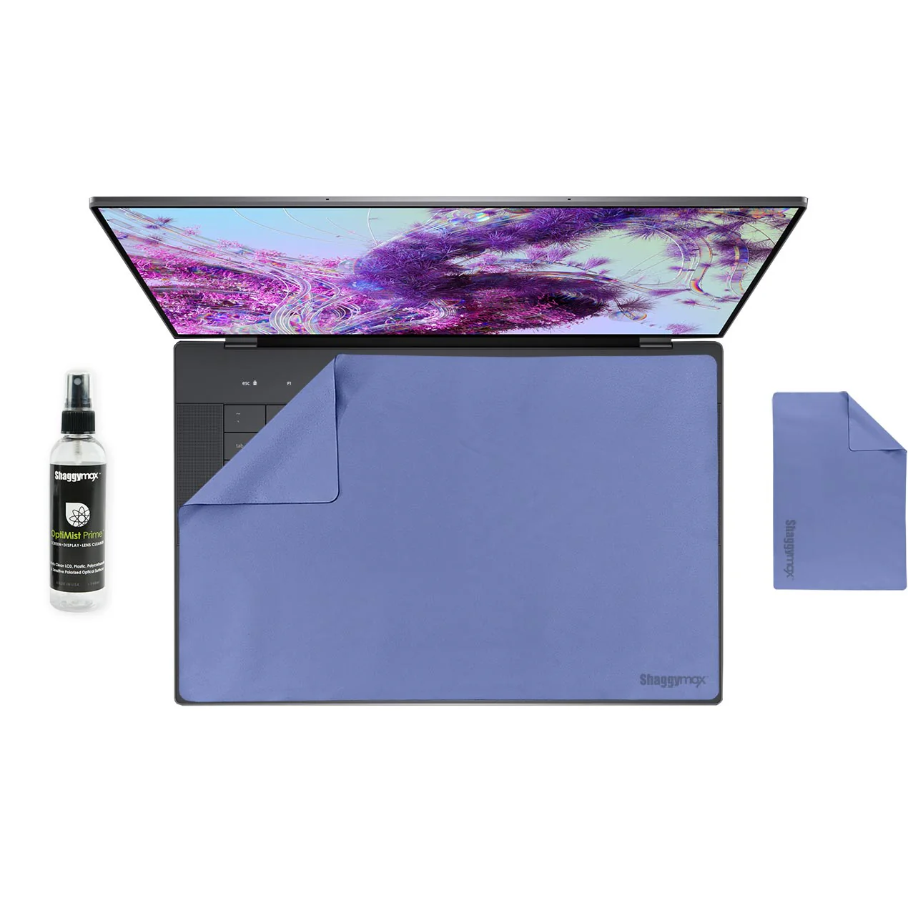 16" Laptop Screen Protector Keyboard Cover Microfiber & Cleaning Kit UnderWare Pac - Image 2