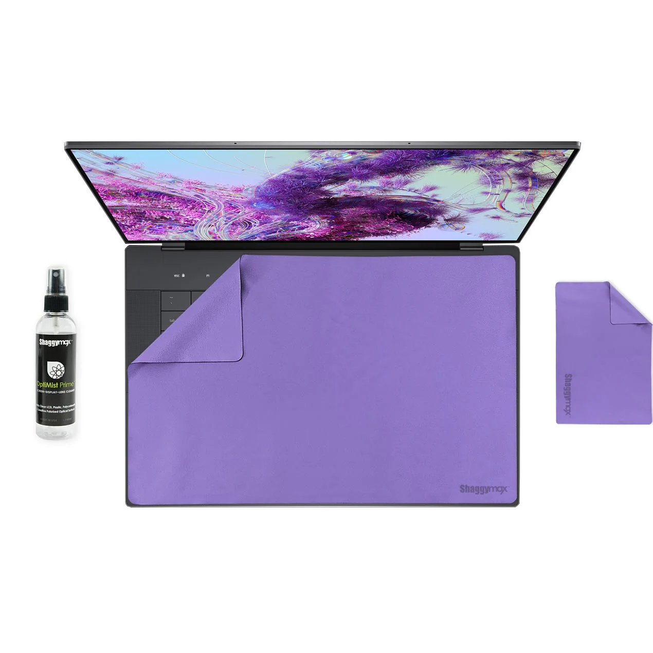 16" Laptop Screen Protector Keyboard Cover Microfiber & Cleaning Kit UnderWare Pac - Image 4