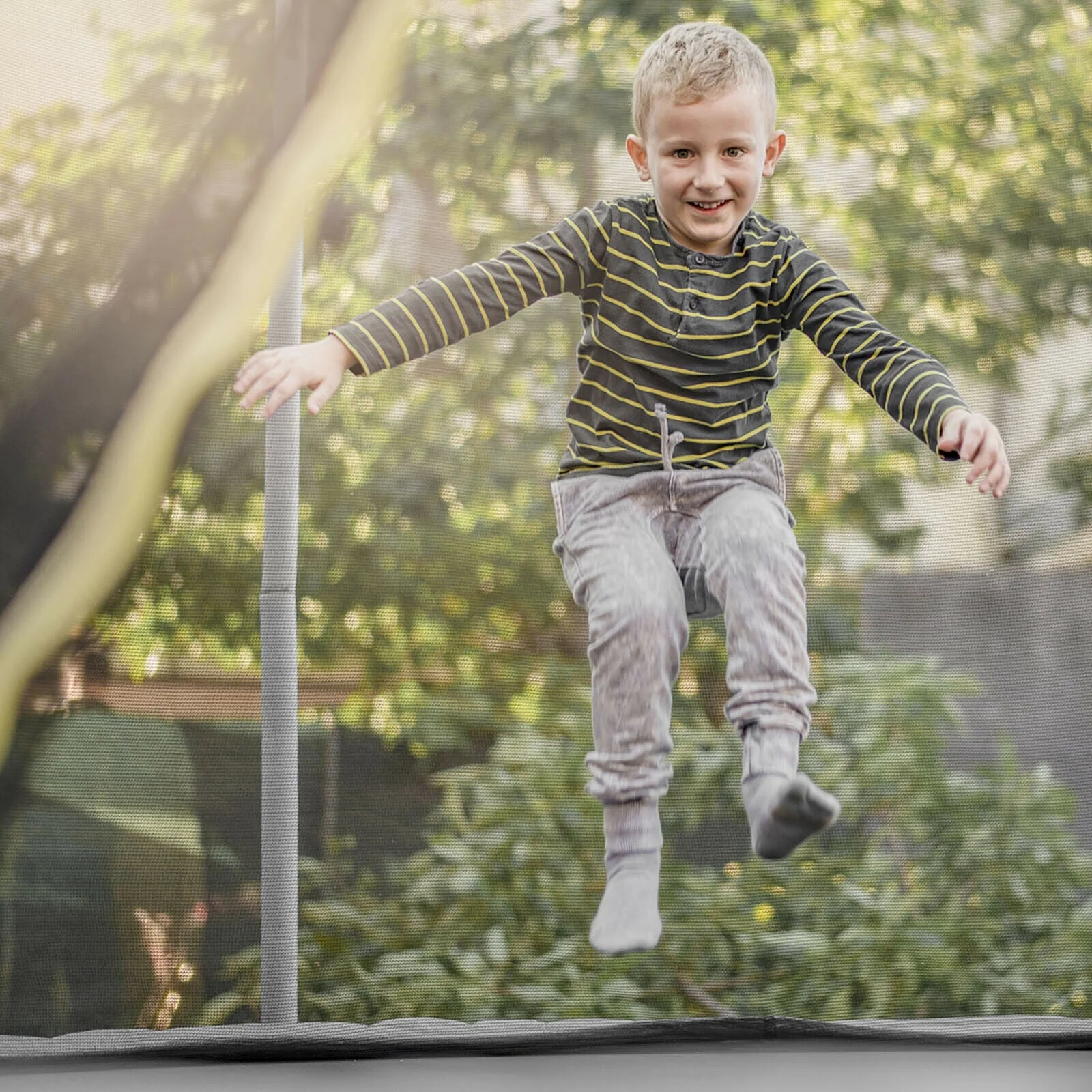16Ft Replacement Weather-Resistant Trampoline Safety Enclosure Net - Image 2