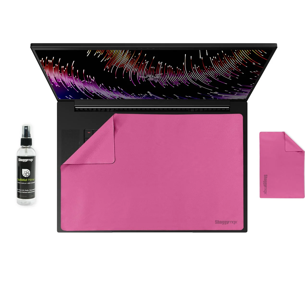 17.3" Laptop Screen Protector Keyboard Cover Microfiber & Cleaning Kit UnderWare Pac - Image 3