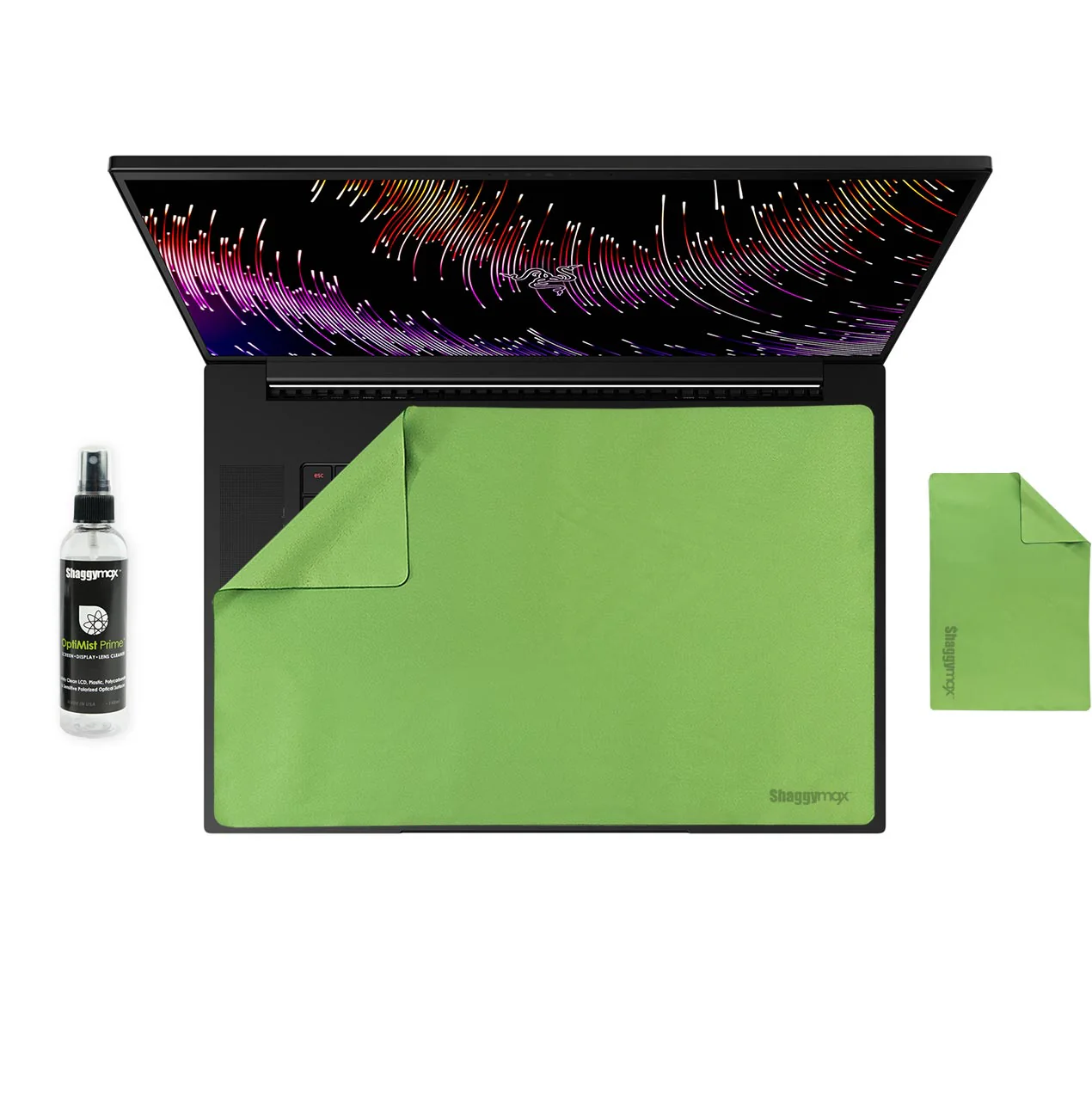 17.3" Laptop Screen Protector Keyboard Cover Microfiber & Cleaning Kit UnderWare Pac - Image 4