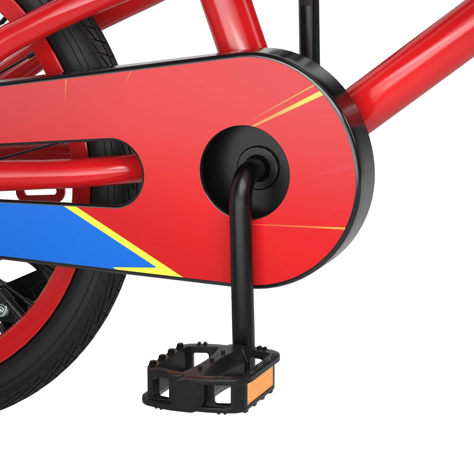 18 Feet Kids Bike with Removable Training Wheels-Red - Image 7