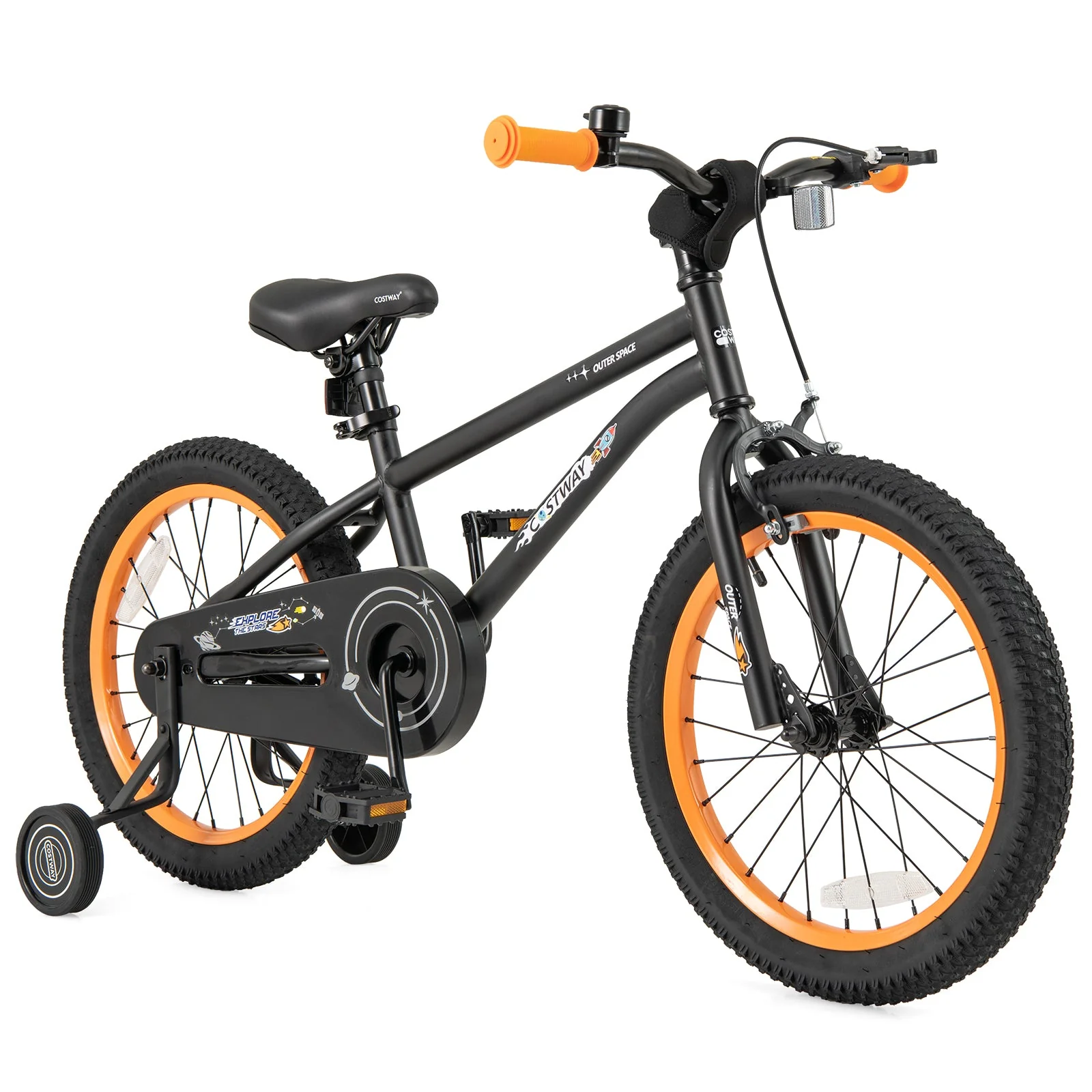 18-Inch Kids Bike Sport Bicycle for 4-8 Years Old with Adjustable Seat-18 inches - Image 2