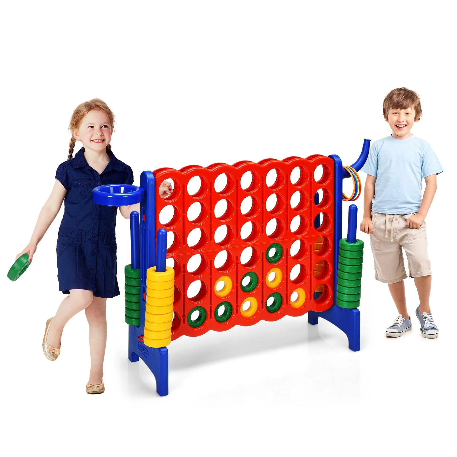 2.5Ft 4-to-Score Giant Game Set-Blue - Image 2