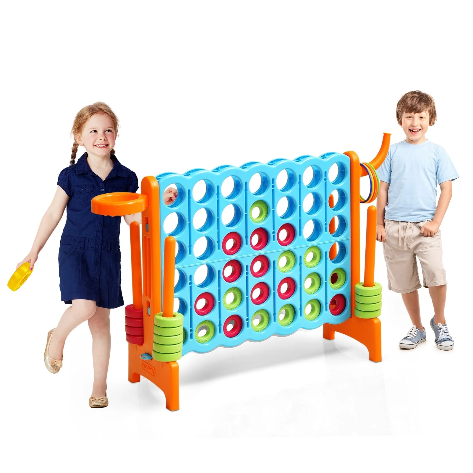 2.5ft 4-to-Score Giant Game Set-Orange - Image 2
