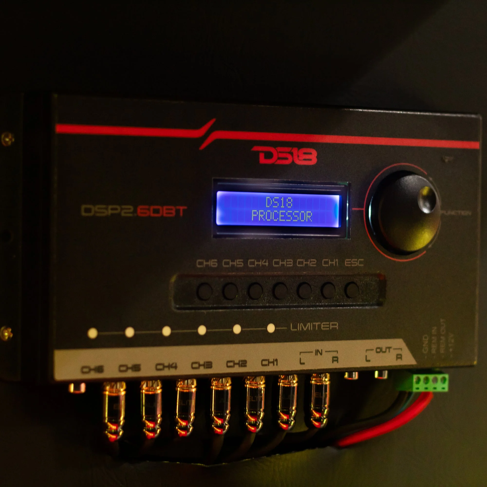2-Channel In and 6-Channel Out Digital Sound Processor (DSP) with Bluetooth and LCD Screen - Image 2