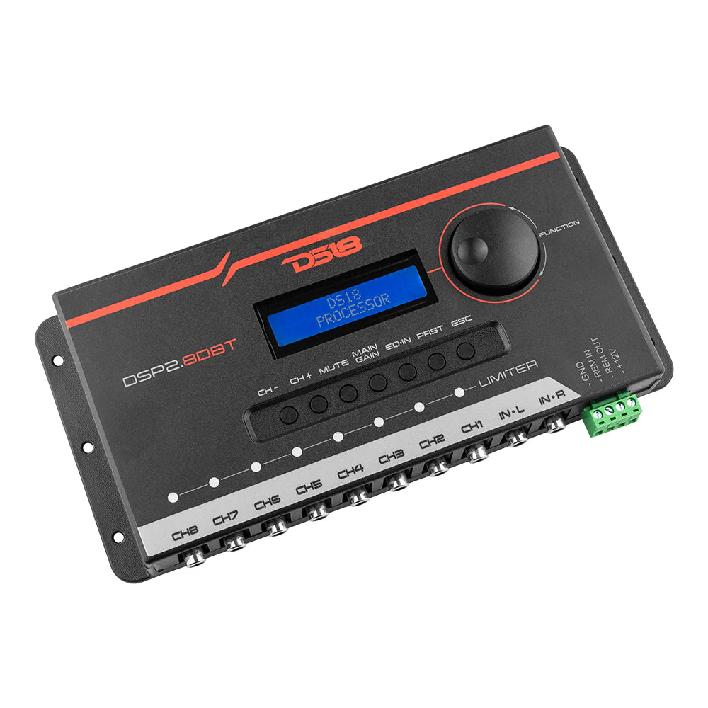 2-Channel In and 8-Channel Out Digital Sound Processor (DSP) with Bluetooth and LCD Screen - Image 2