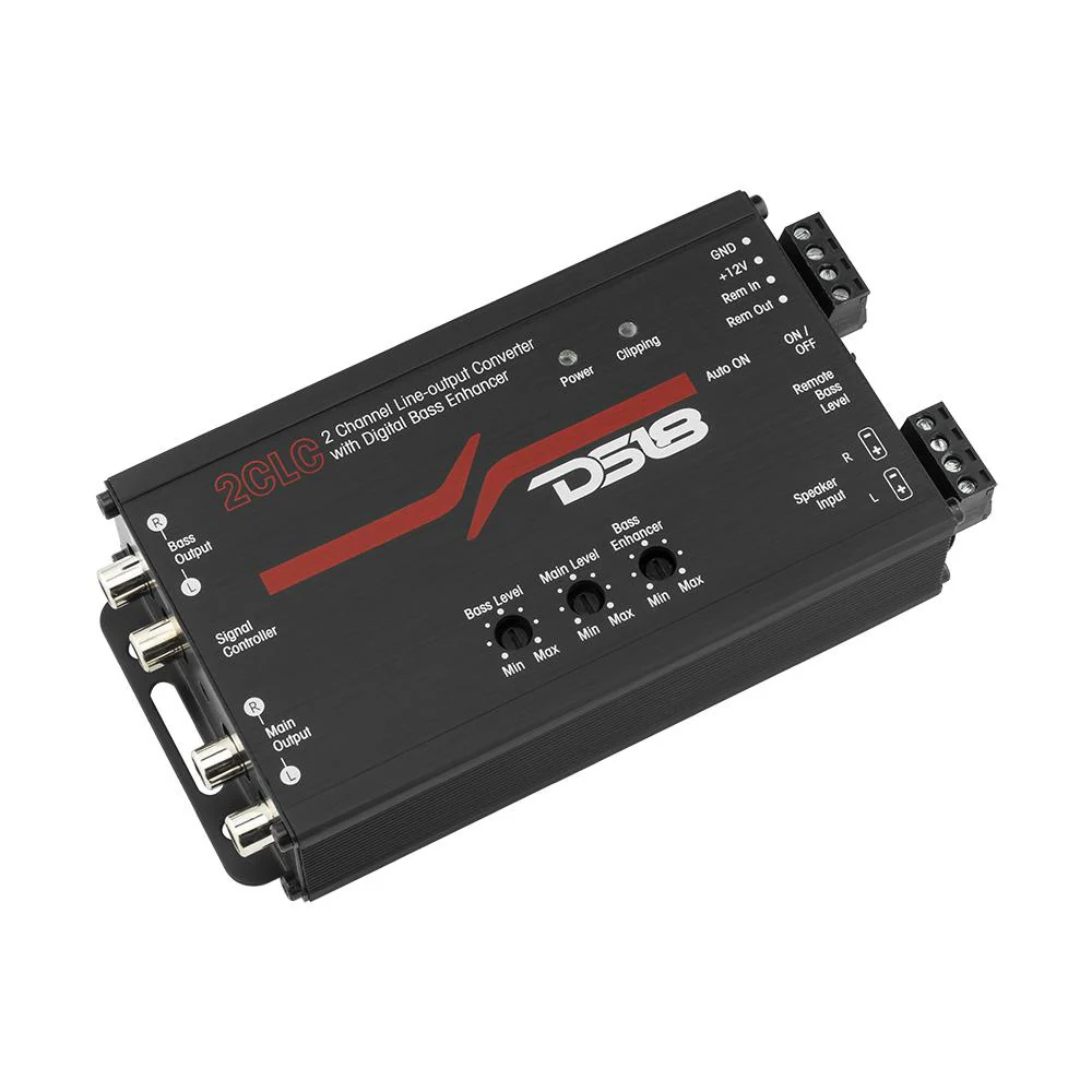 2-Channel Line Output Converter with Digital Bass Enhancer - Image 2