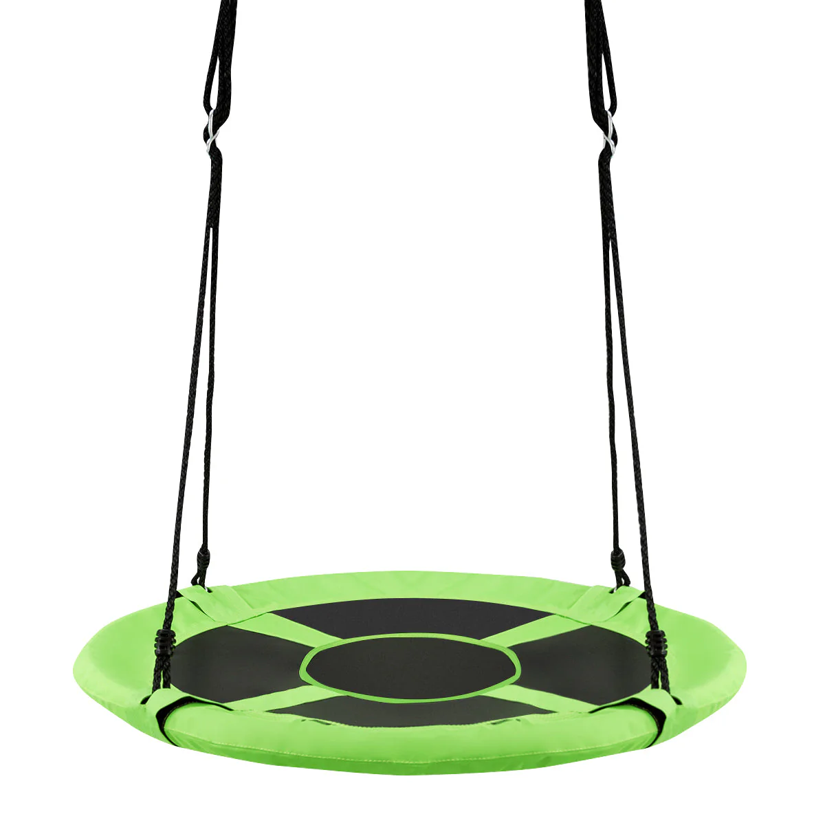 2-in-1 40 Inch Kids Hanging Chair Detachable Swing Tent Set-Green - Image 7