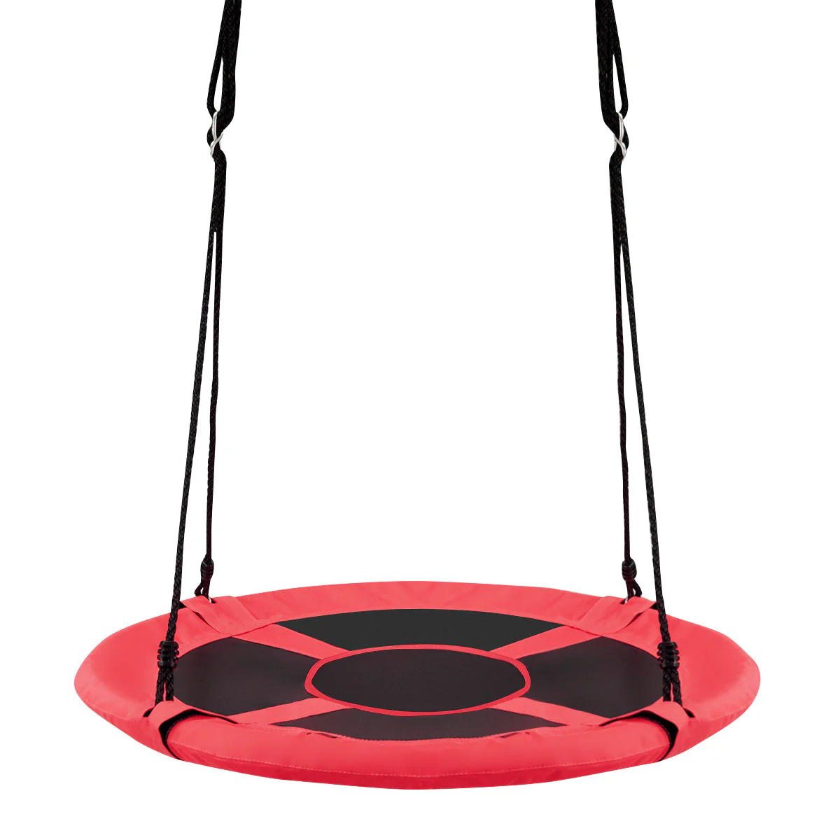 2-in-1 40 Inch Kids Hanging Chair Detachable Swing Tent Set-Orange - Image 8