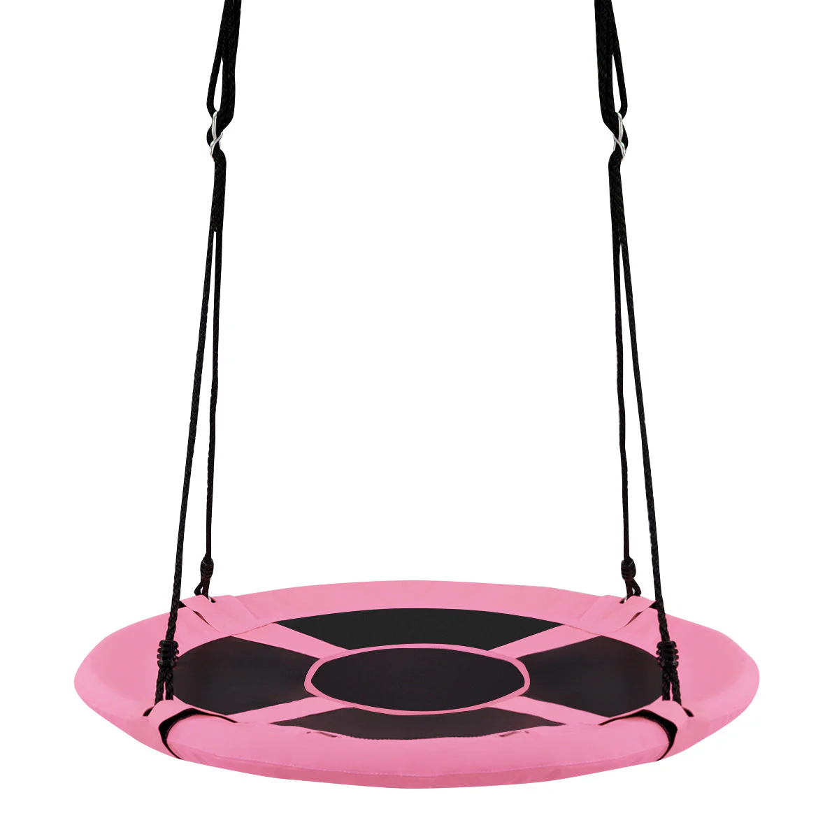 2-in-1 40 Inch Kids Hanging Chair Detachable Swing Tent Set-Pink - Image 4