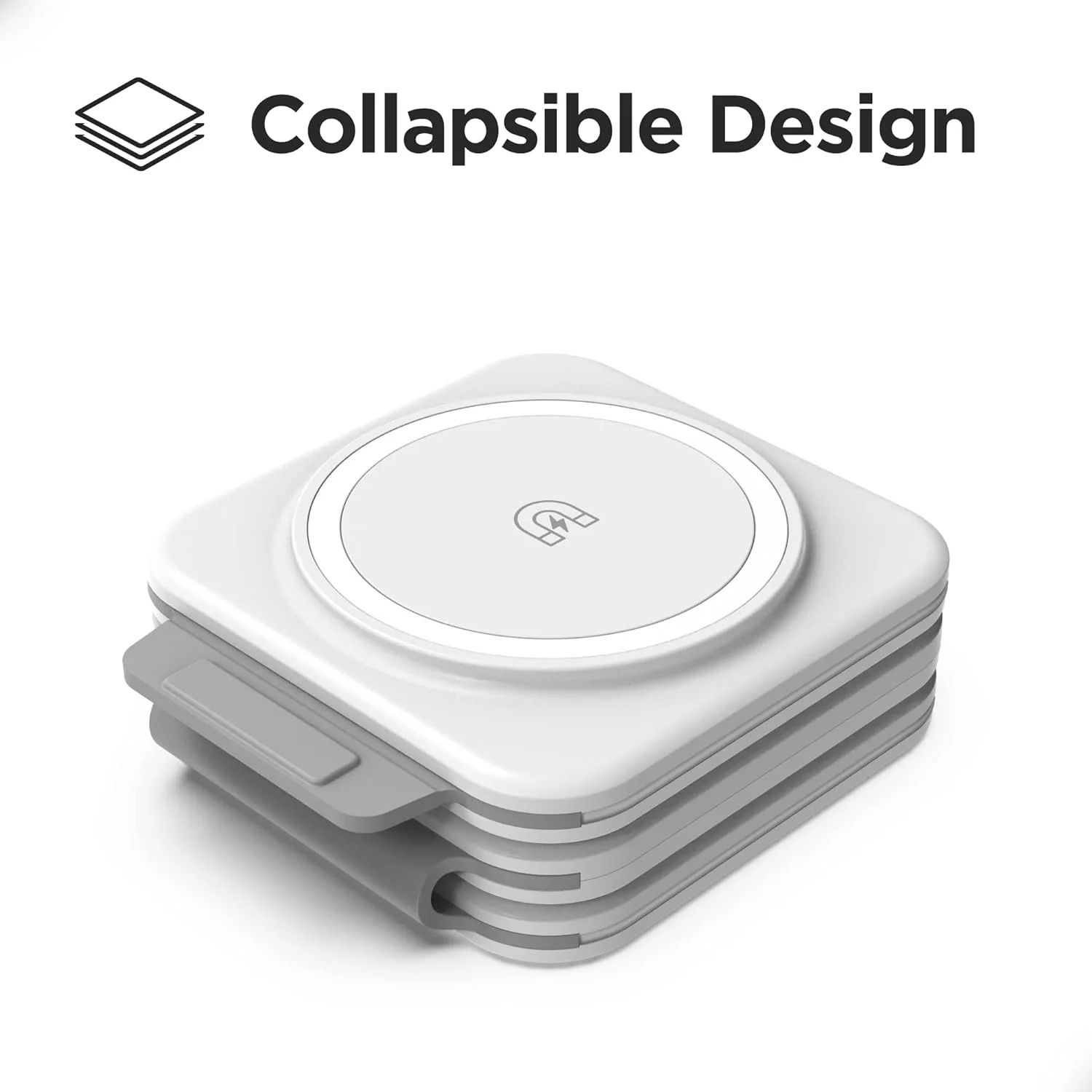 (2 Pack Set) Travel 3 in 1 Charging Station for Multiple Devices Apple Compatible Folding Magnetic Charger for AirPods, Apple Watch and iPhone (Compatible with MagSafe) - Image 6