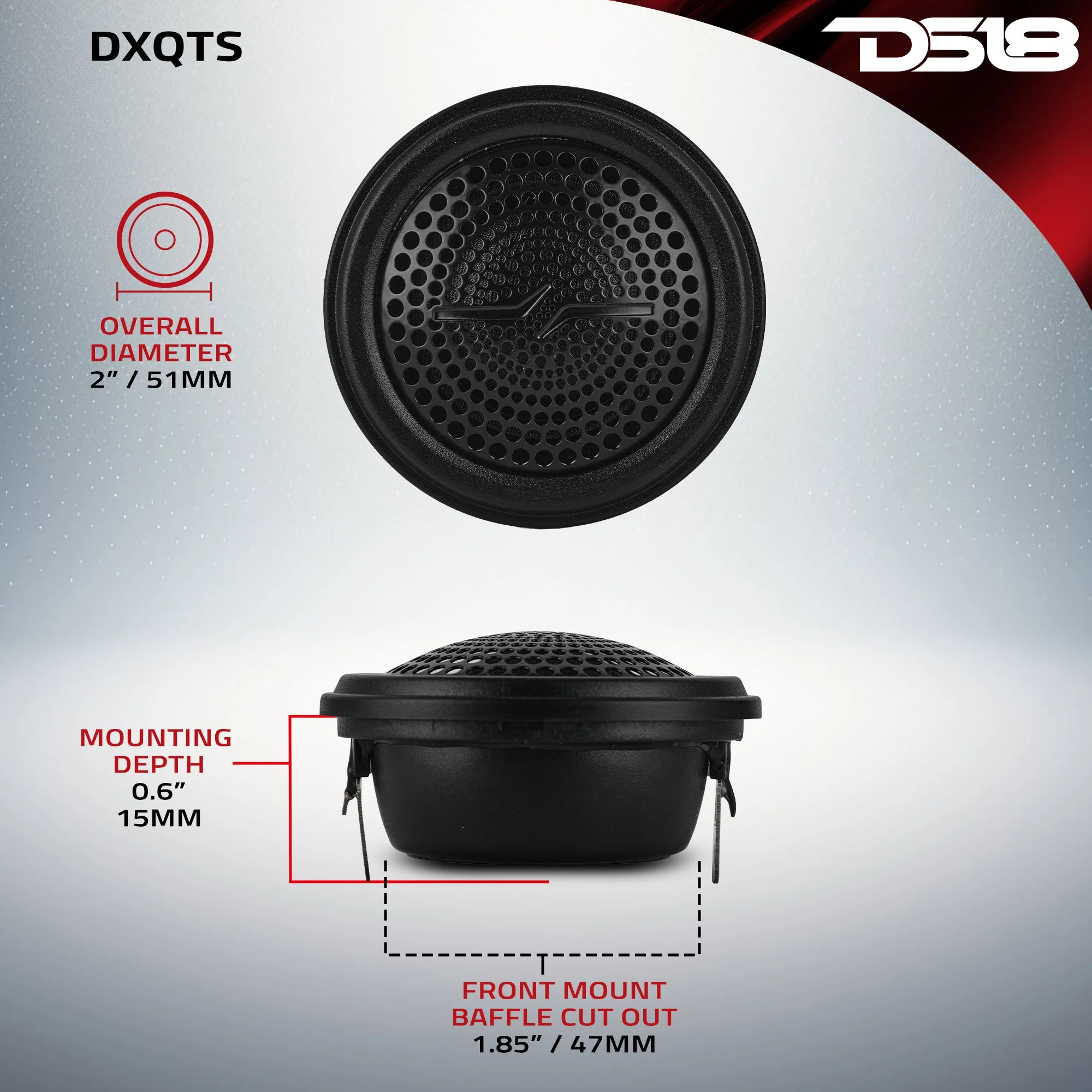 2" Silk Dome Tweeter with Neodymium Magnet | 30W RMS 4-Ohm - Image 8