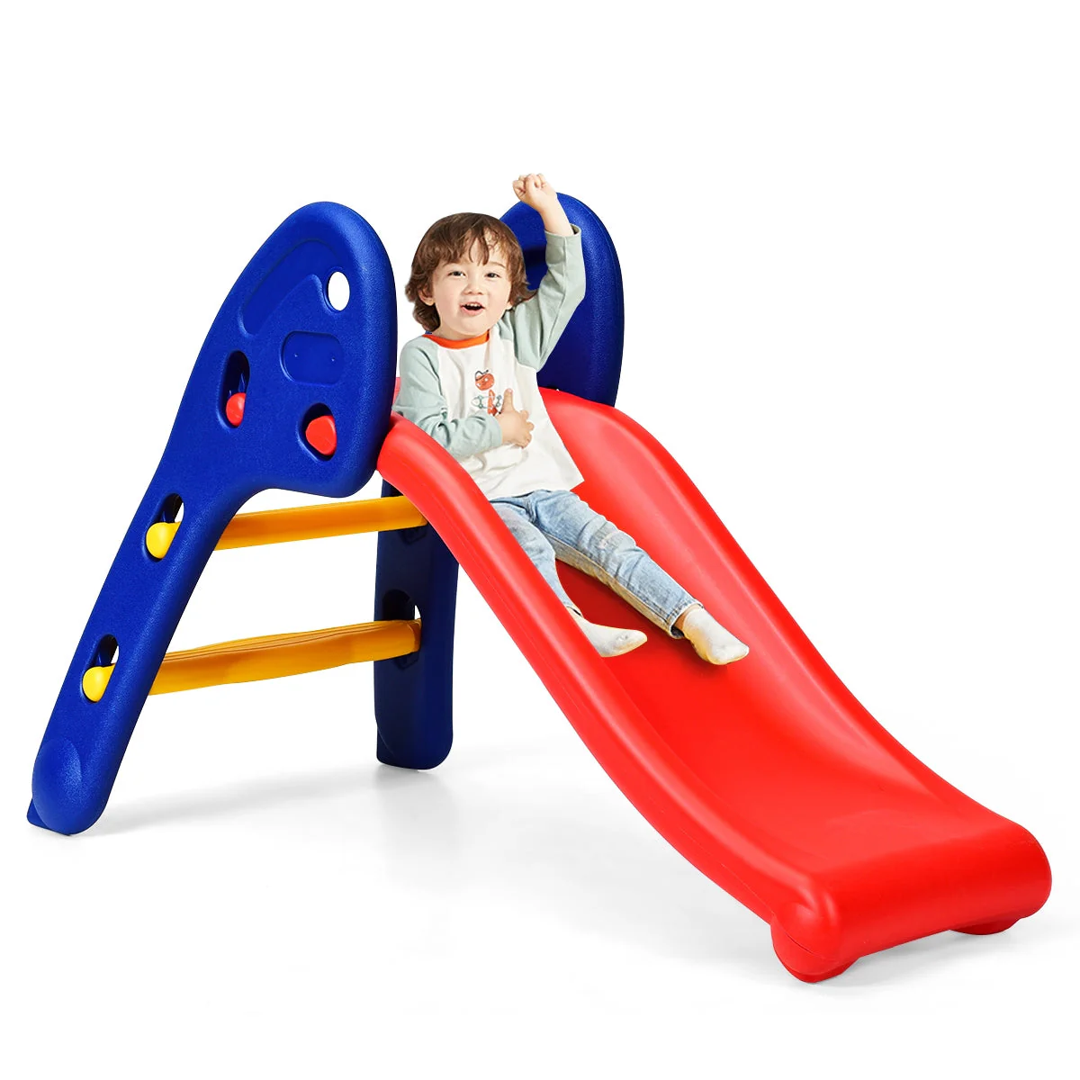 2 Step Children Folding Plastic Slide - Image 3