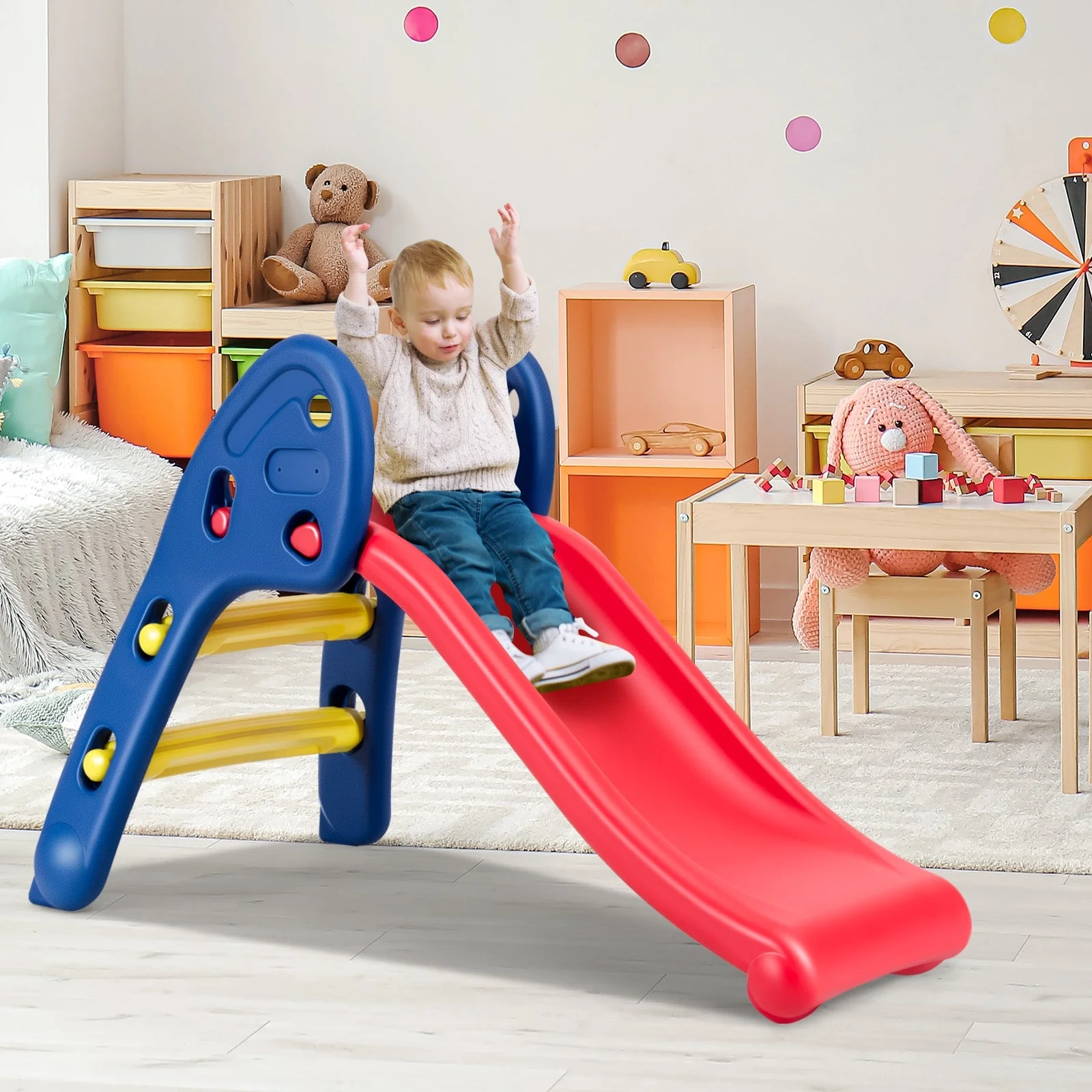 2 Step Children Folding Plastic Slide - Image 8