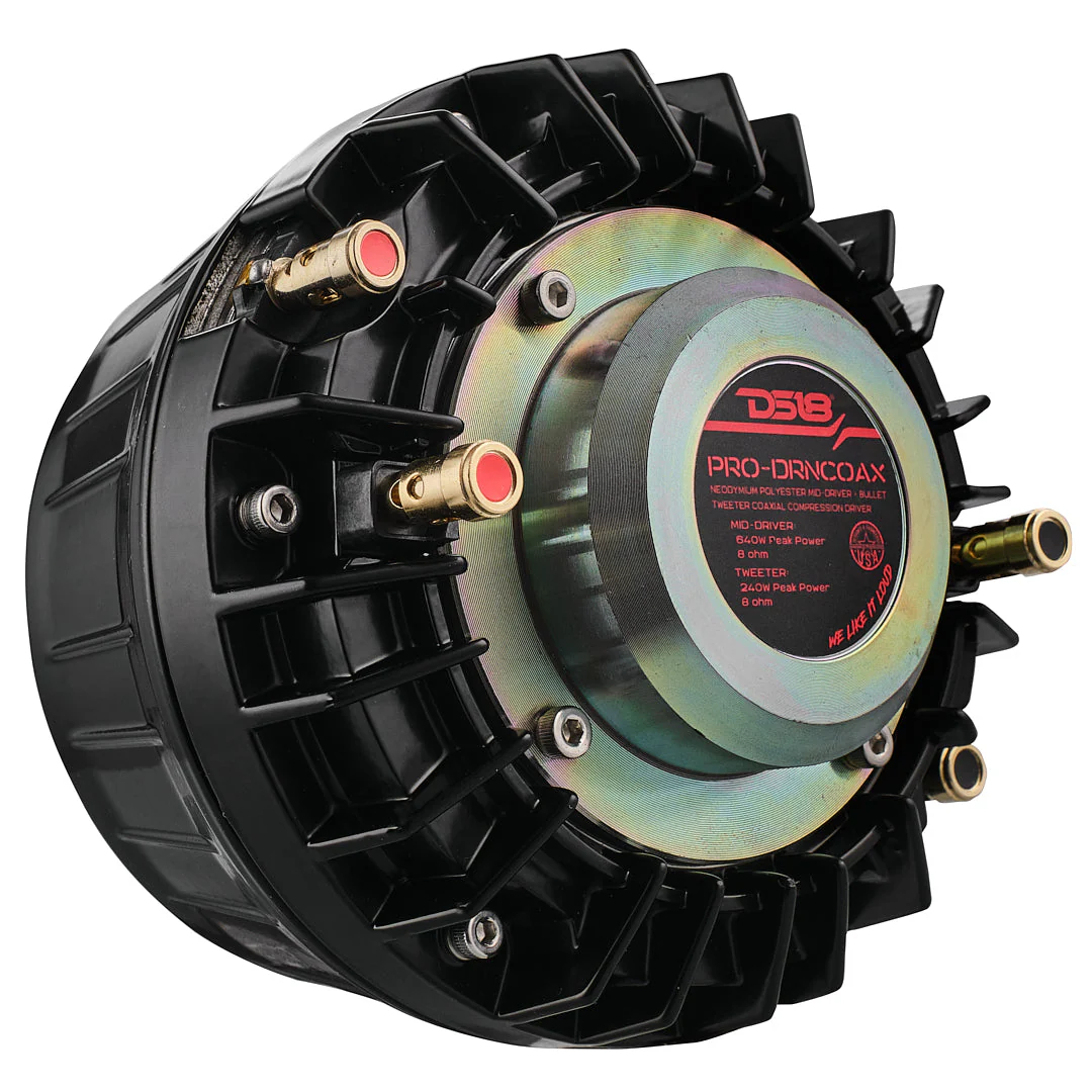 2" Throat Bolt on Nedodymium Driver 320 Watts with Dual Polyester 1 x 3.5" Mid-Range + 1.75" High Range 8-Ohm - Image 5