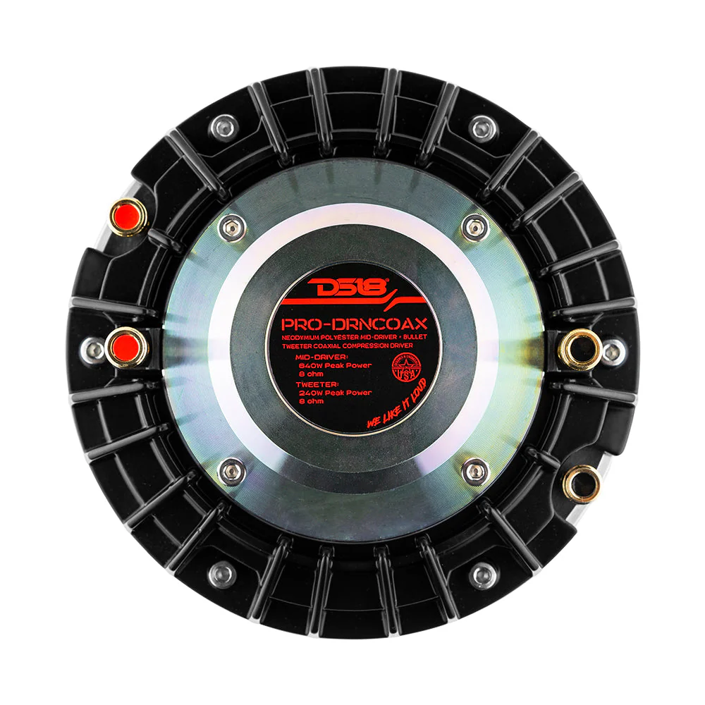 2" Throat Bolt on Nedodymium Driver 320 Watts with Dual Polyester 1 x 3.5" Mid-Range + 1.75" High Range 8-Ohm - Image 6