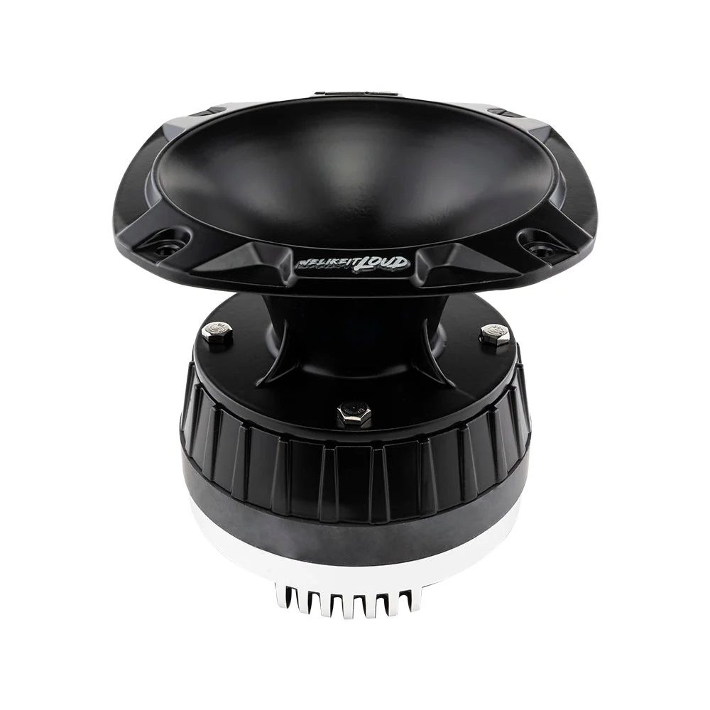2" Throat Bolt On Neodymium Driver with Spacer, 2" Throat Titanium Voice Coil 640 Watts and PRO-HA52/BK Horn 680 Watts 118dB 8-Ohm Mounting Depth 5.22" Throat - Image 3