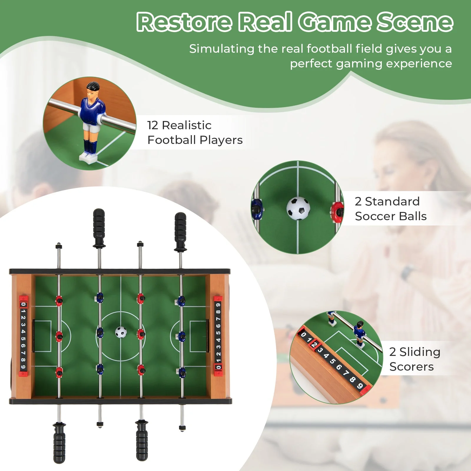 20 Inch Indoor Competition Game Soccer Table - Image 5