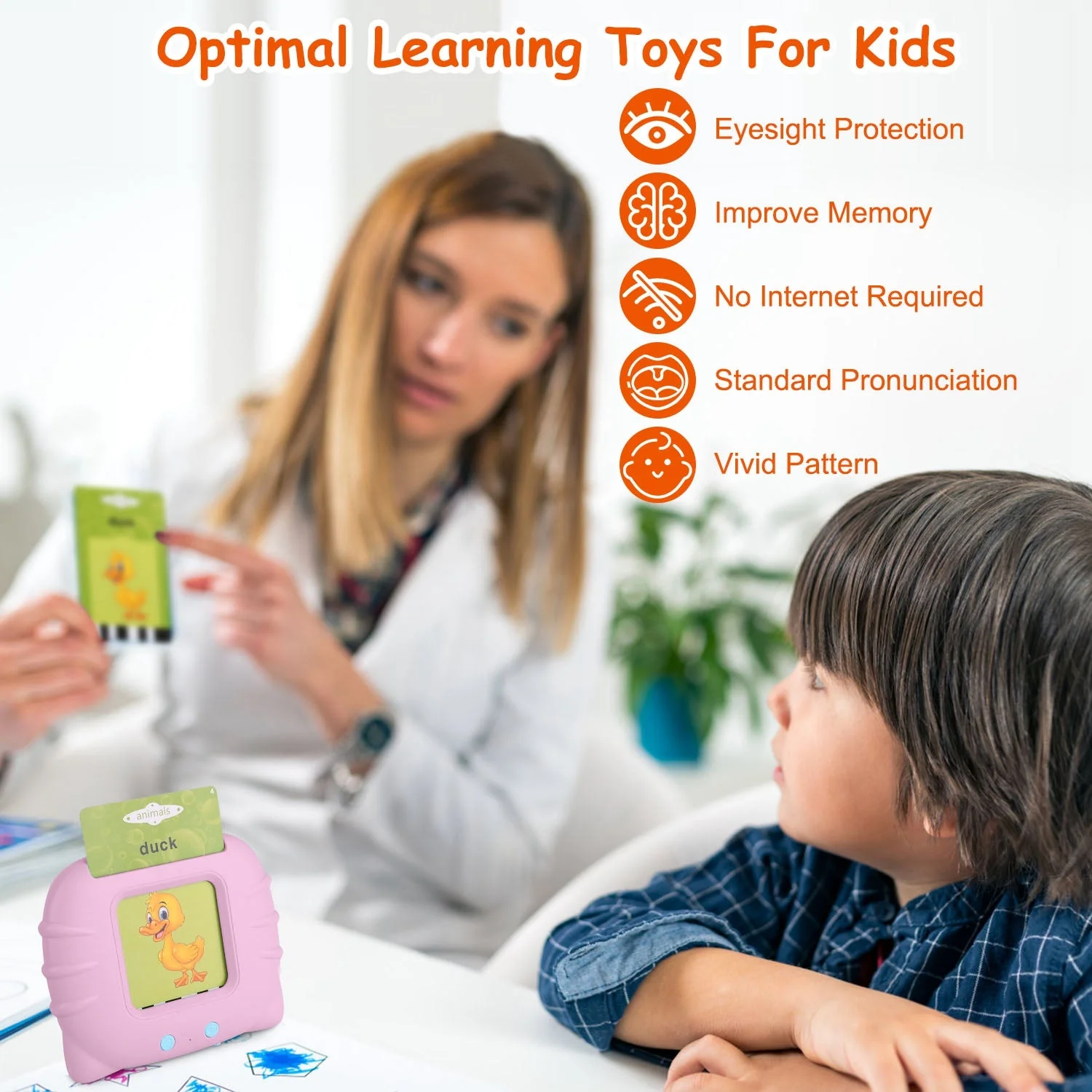 224 Words Kid Flash Talking Cards 112 Card Electronic Cognitive Audio Toddler Reading Machine Animal Shape Color Repeated Learning Cards English For C - Image 6
