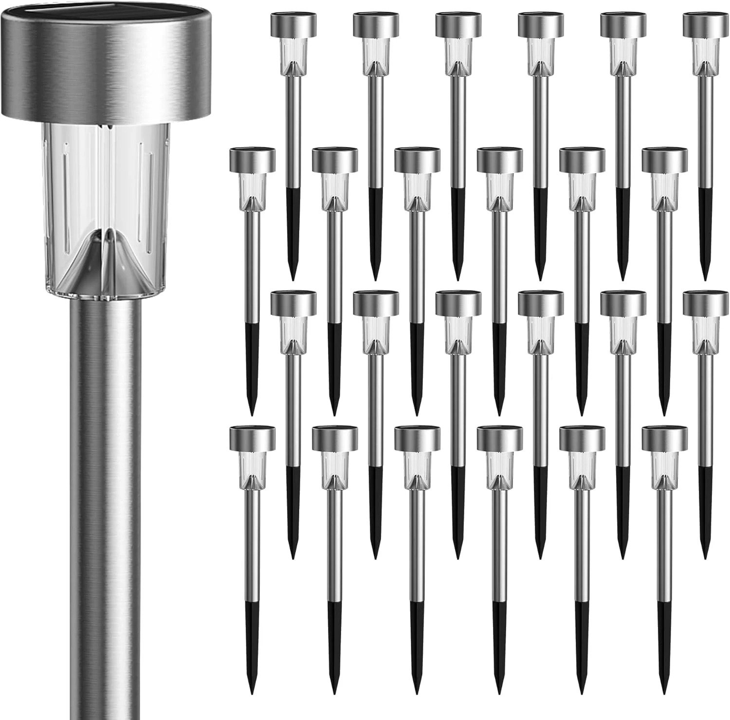 24 Pack Solpex Led Solar Outdoor Lights Pathway - Image 2
