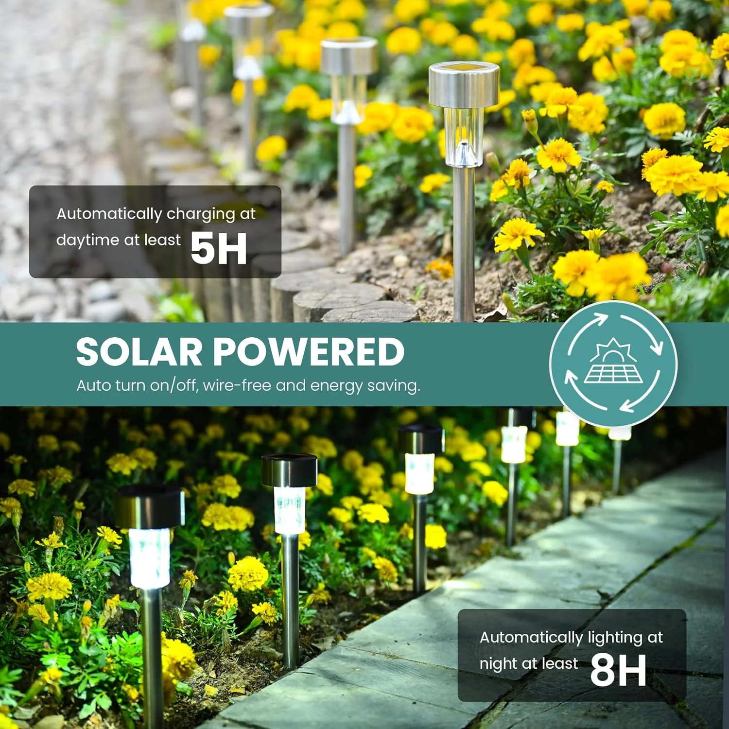 24 Pack Solpex Led Solar Outdoor Lights Pathway - Image 8