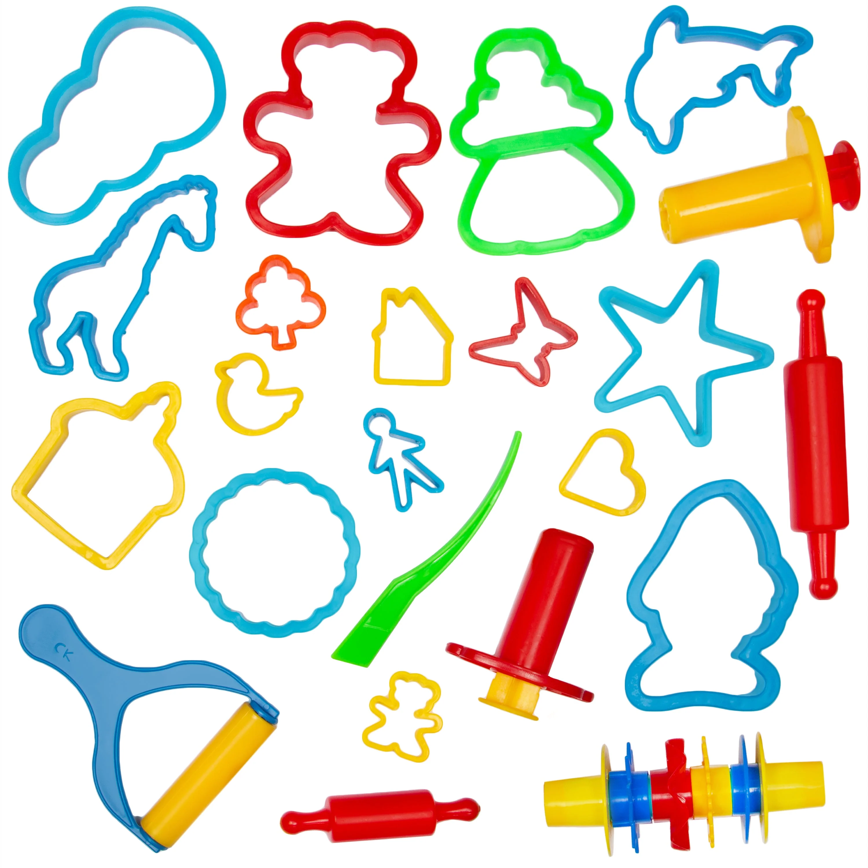 24 Piece Animal Shape Dough Tool Kit - Image 6