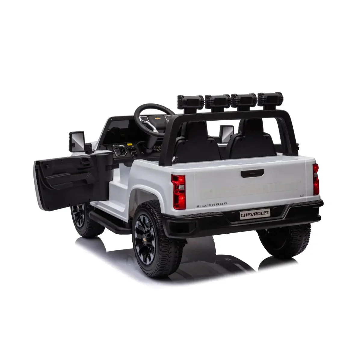 24V 4x4 Chevrolet Silverado 2 Seater Ride on Truck - Image 15