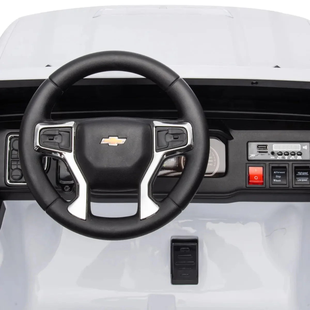 24V 4x4 Chevrolet Silverado 2 Seater Ride on Truck - Image 17