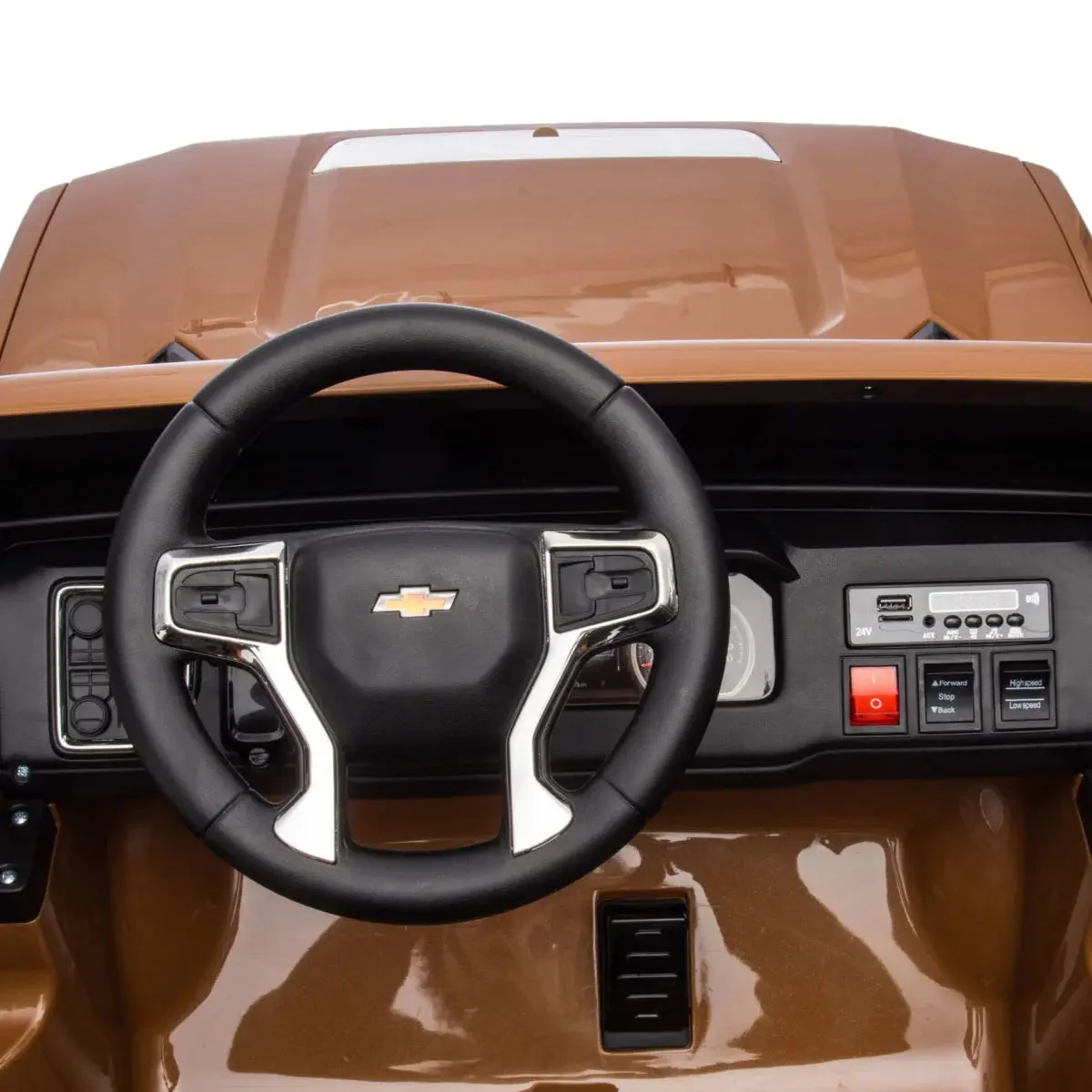 24V 4x4 Chevrolet Silverado 2 Seater Ride on Truck - Image 27
