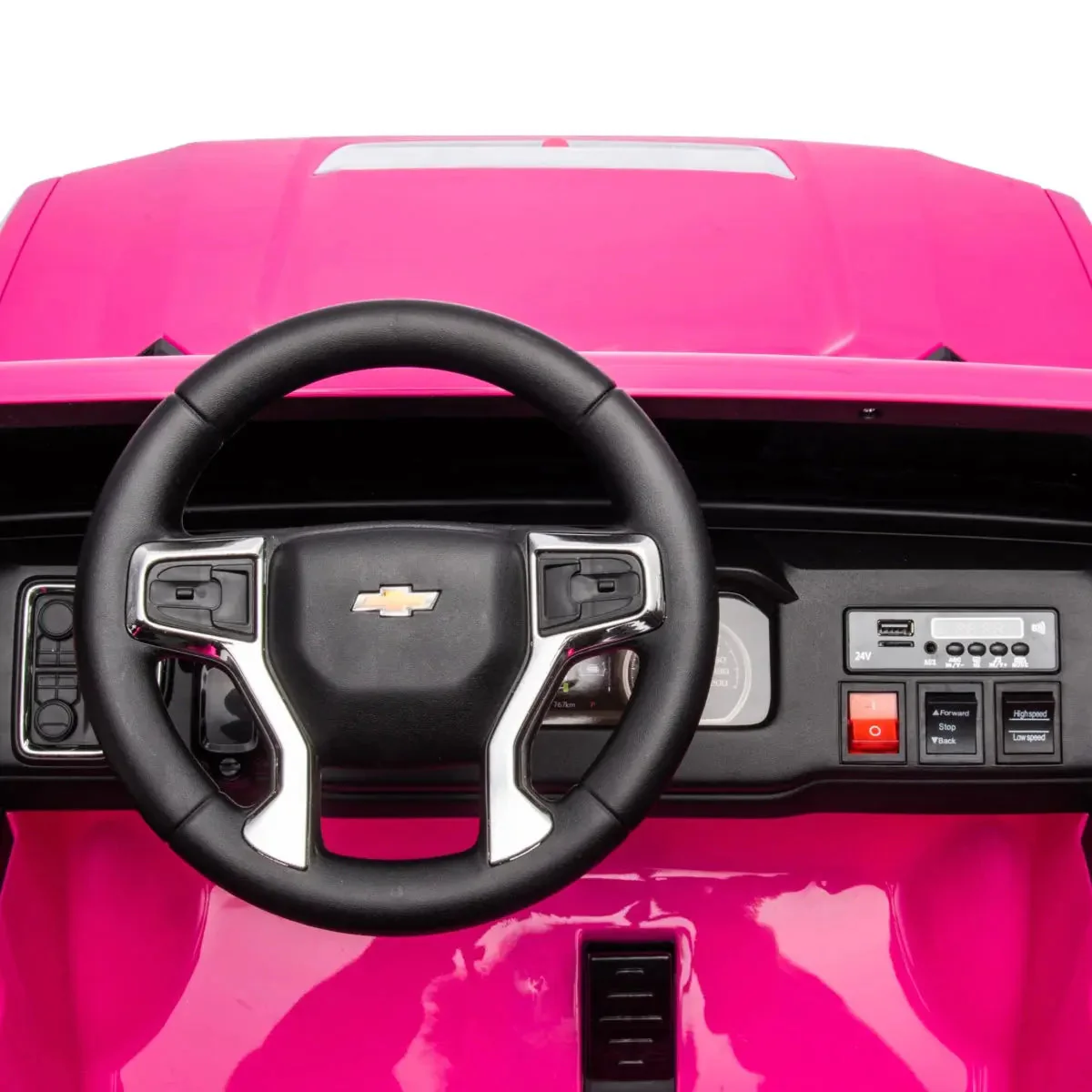 24V 4x4 Chevrolet Silverado 2 Seater Ride on Truck - Image 7