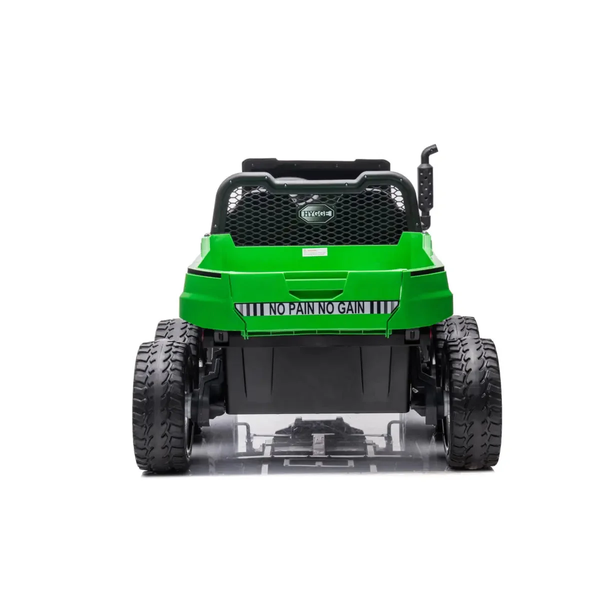 24V 6 Wheeler Freddo Tractor Trailer 2 Seater Ride-on with Dump Cart and Parental Remote - Image 5