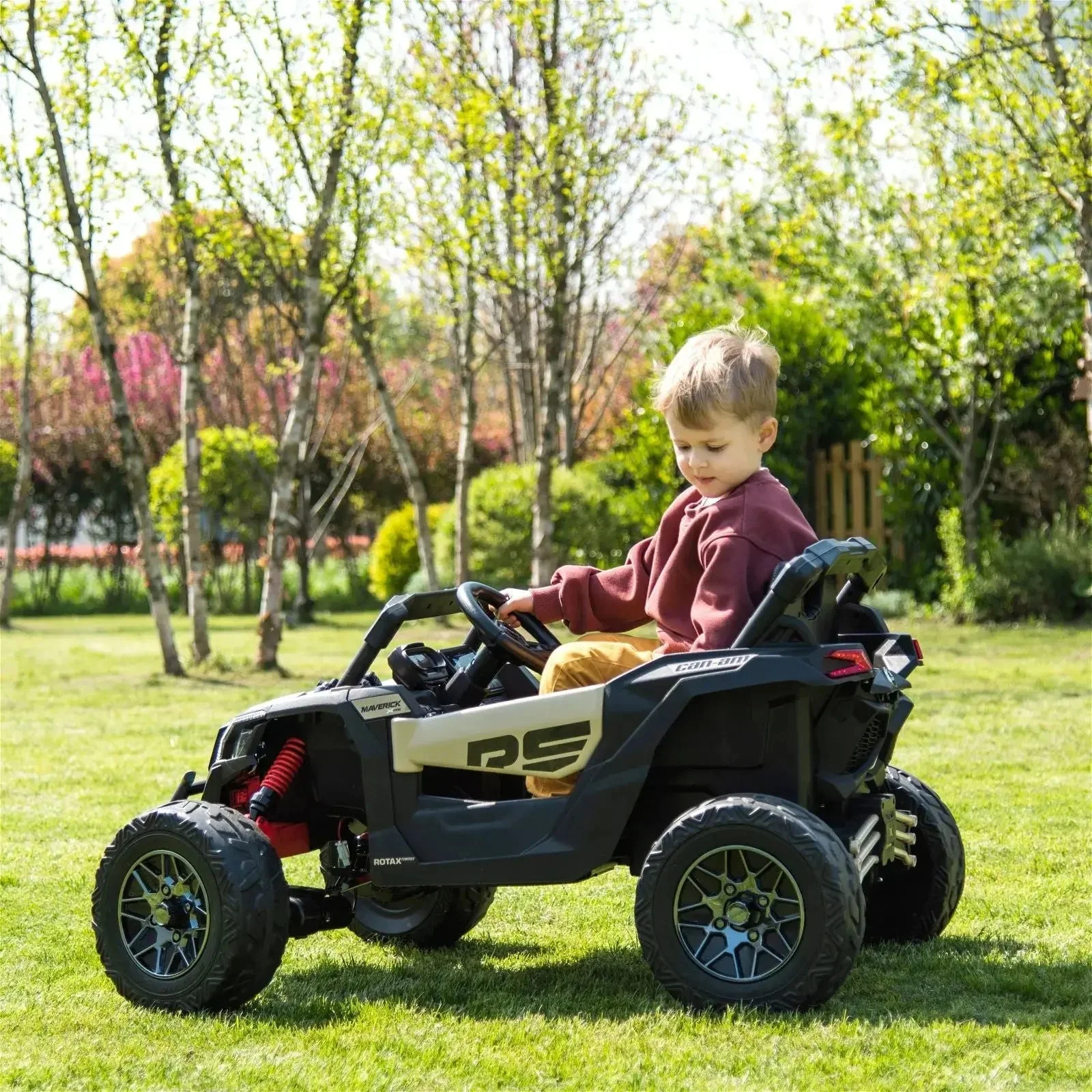 24V Can-Am Maverick 1-Seater UTV - Kids Electric Ride-On - Image 4