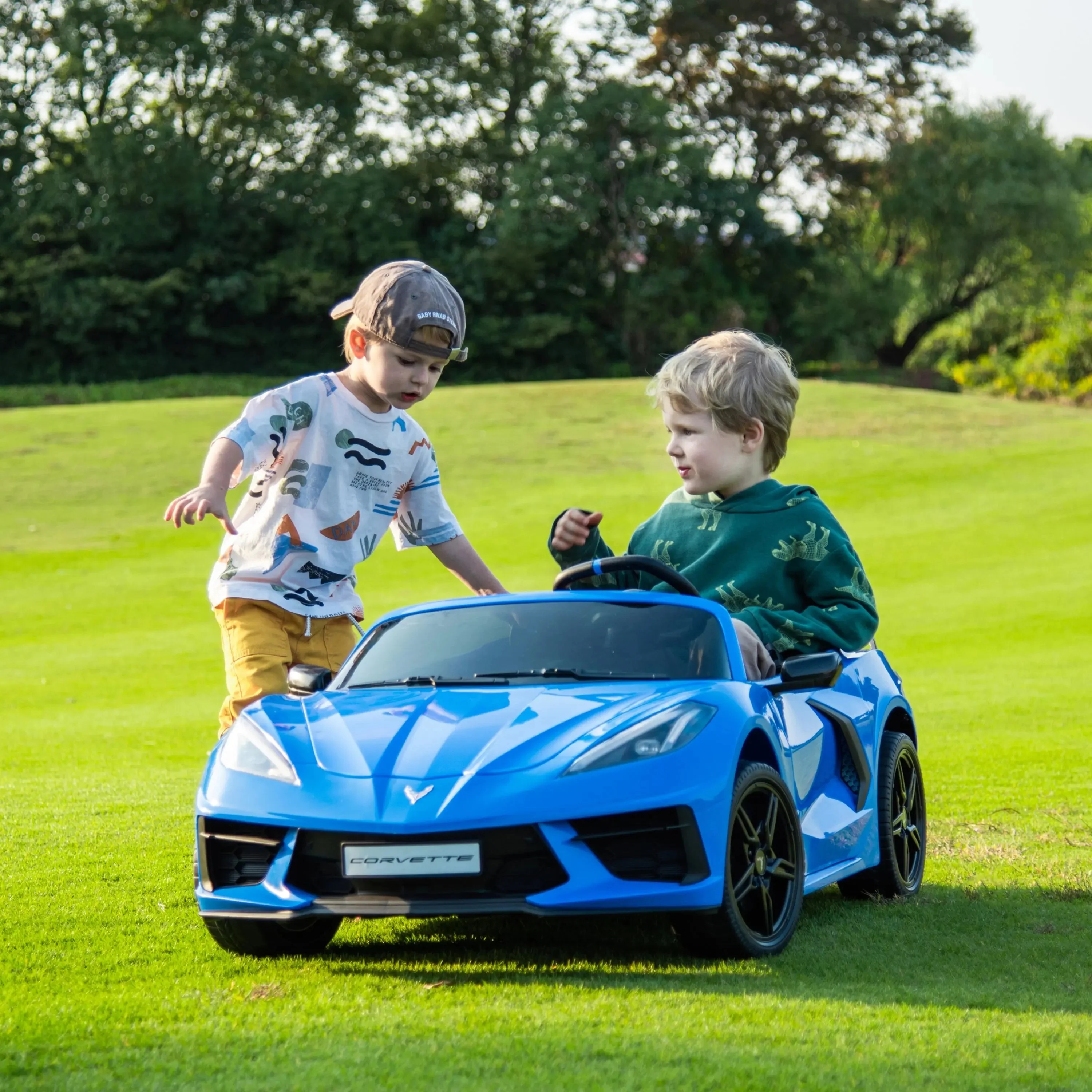 24V Chevrolet Corvette C8 2 Seater Ride on Car - Image 8