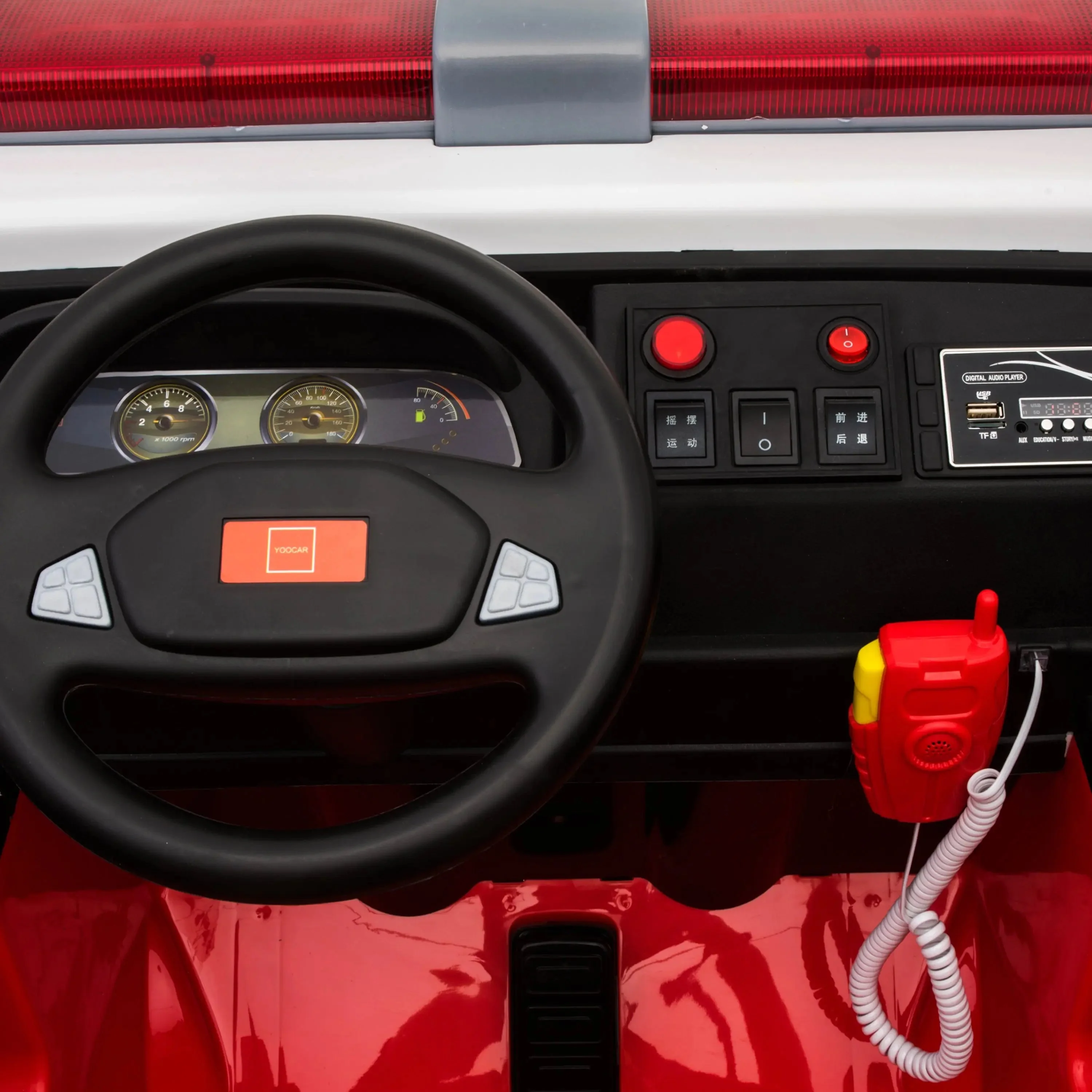 24V Freddo Fire Truck 2-Seater Ride on - Image 11