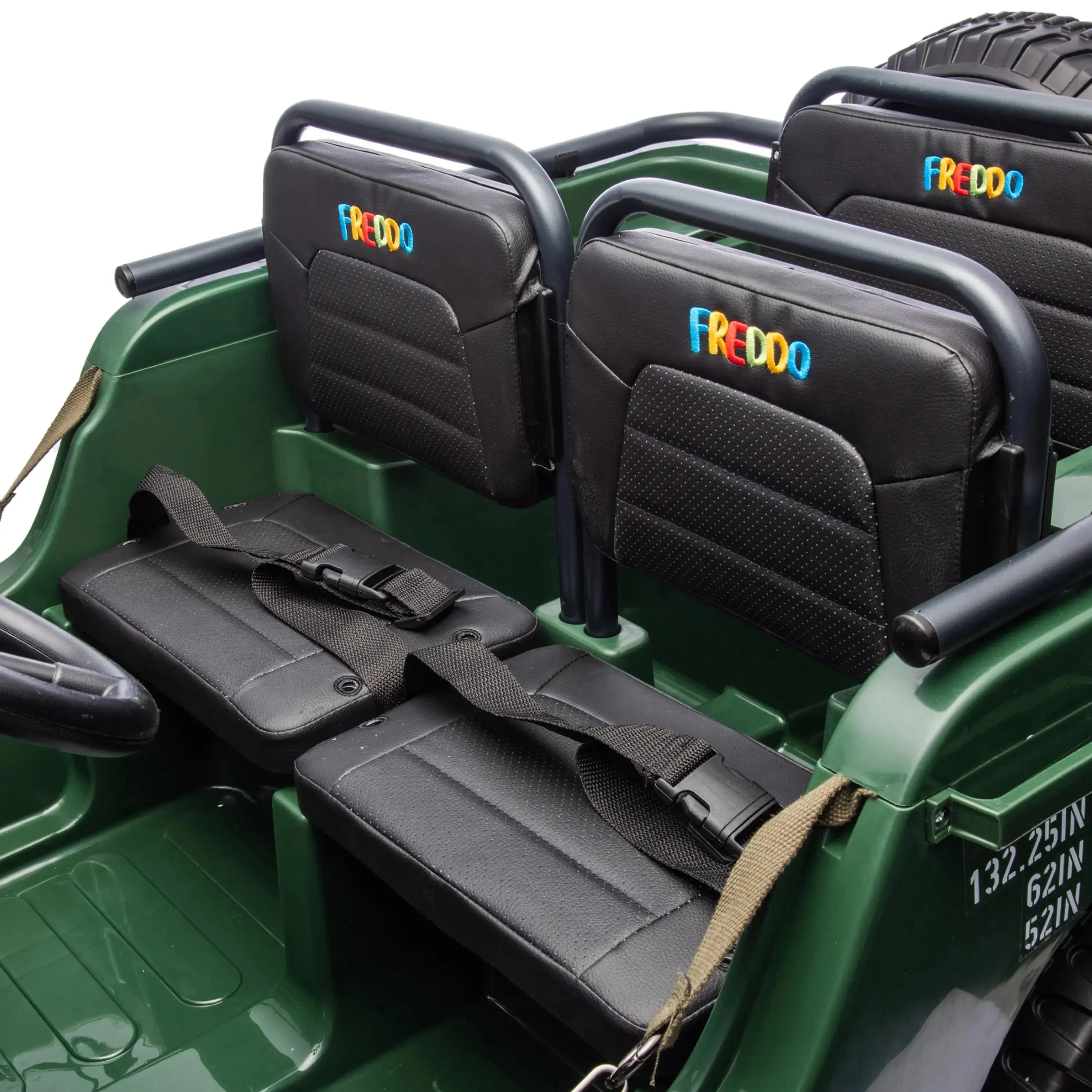 24V Freddo Military Willy Truck 3 Seater Electric Ride on - Image 11