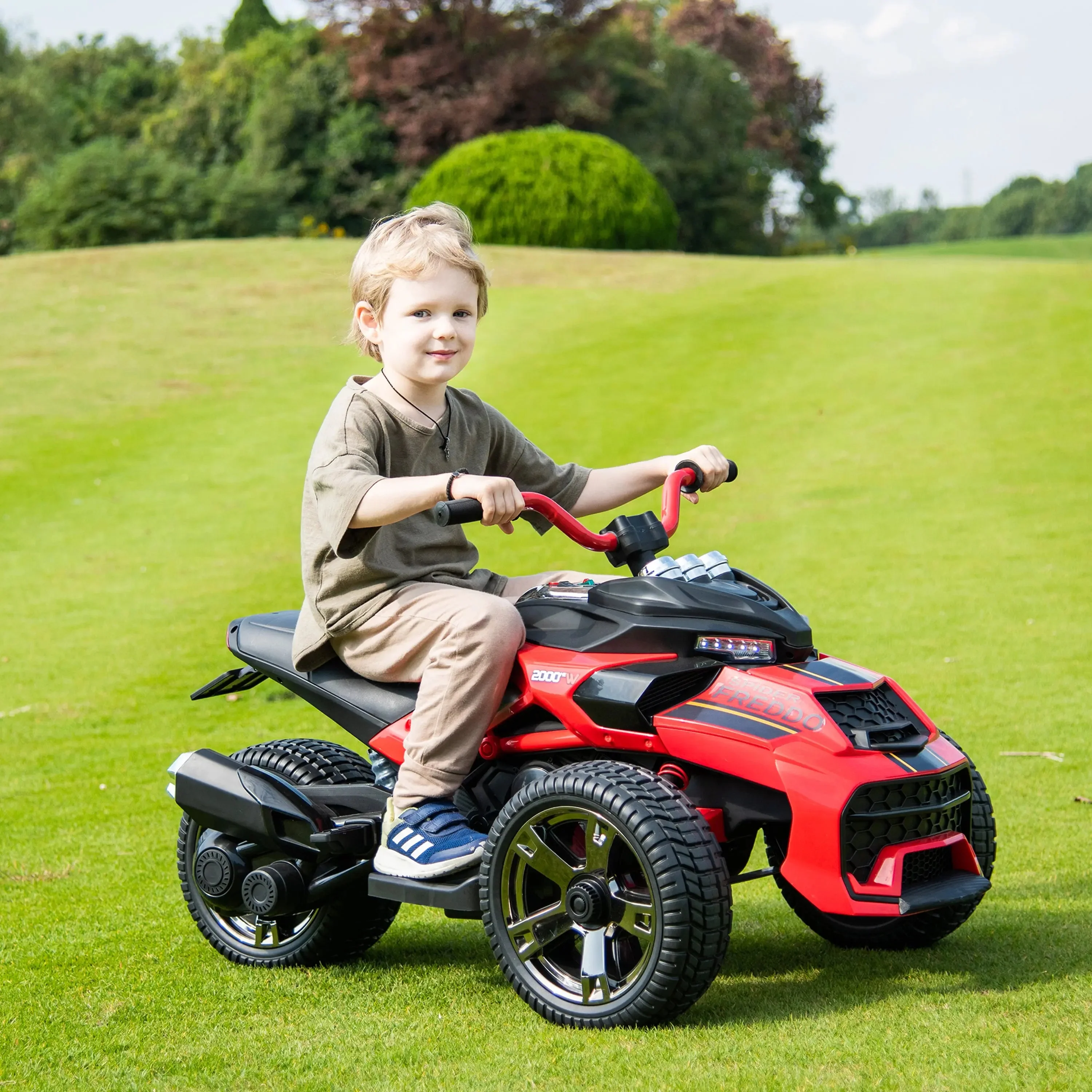 24V Freddo Spider 2 Seater Ride-On 3 Wheel Motorcycle - Image 26