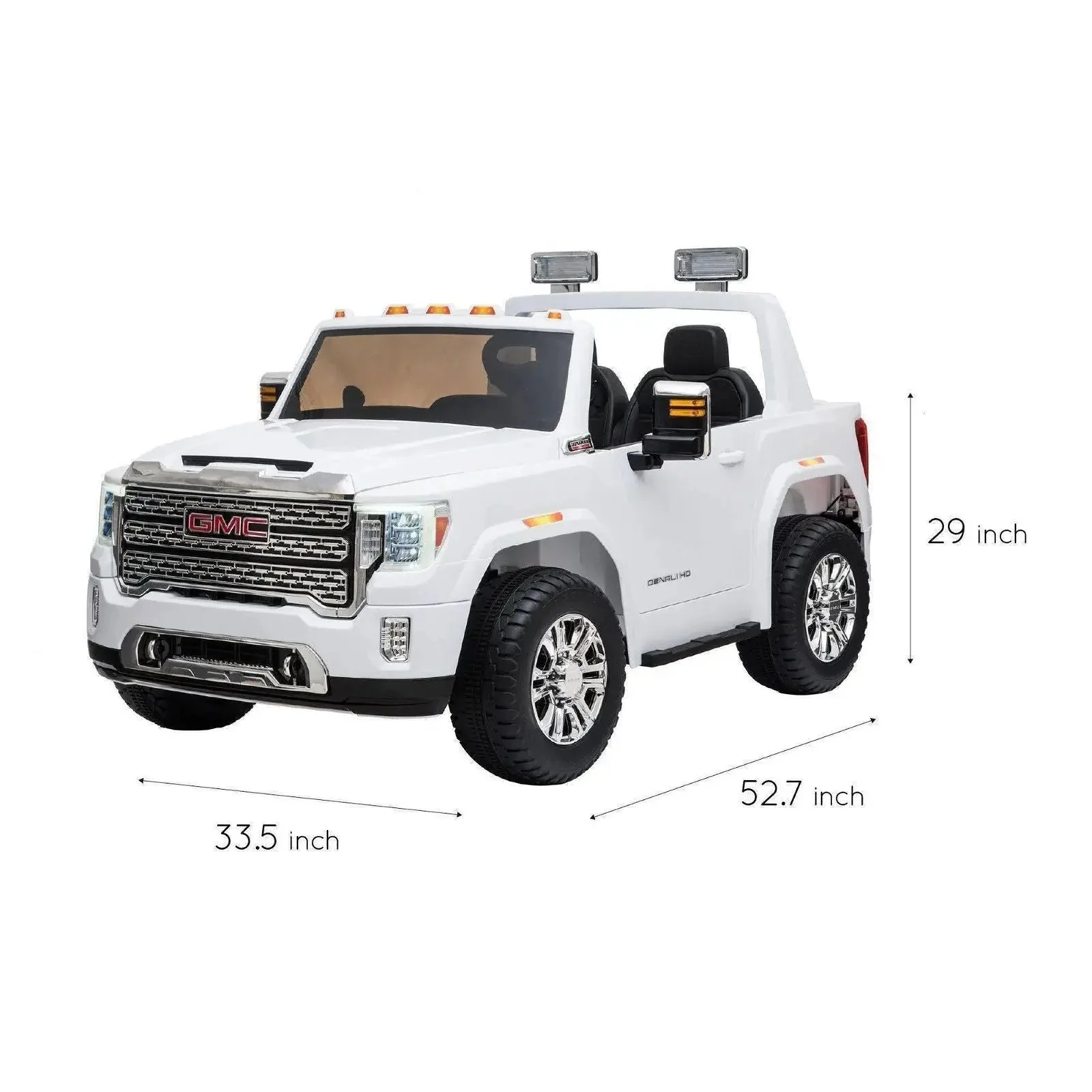 24V GMC Denali 2 Seater Battery Operated Ride on Car with Parental Remote Control - Image 14